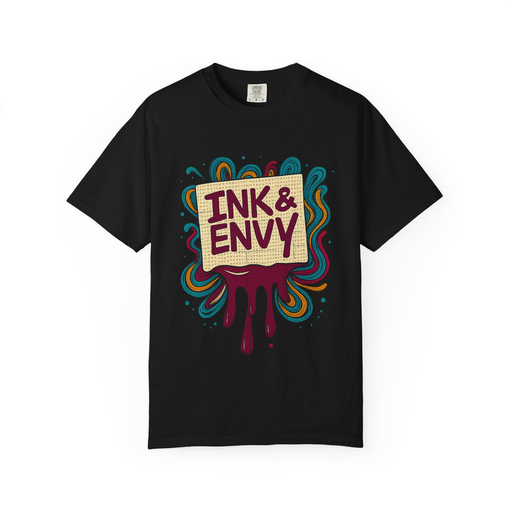 Ink & Envy T-Shirt | Colorful Graphic Tee, Unisex Apparel, Artistic Gift, Casual Wear, Creative Expression