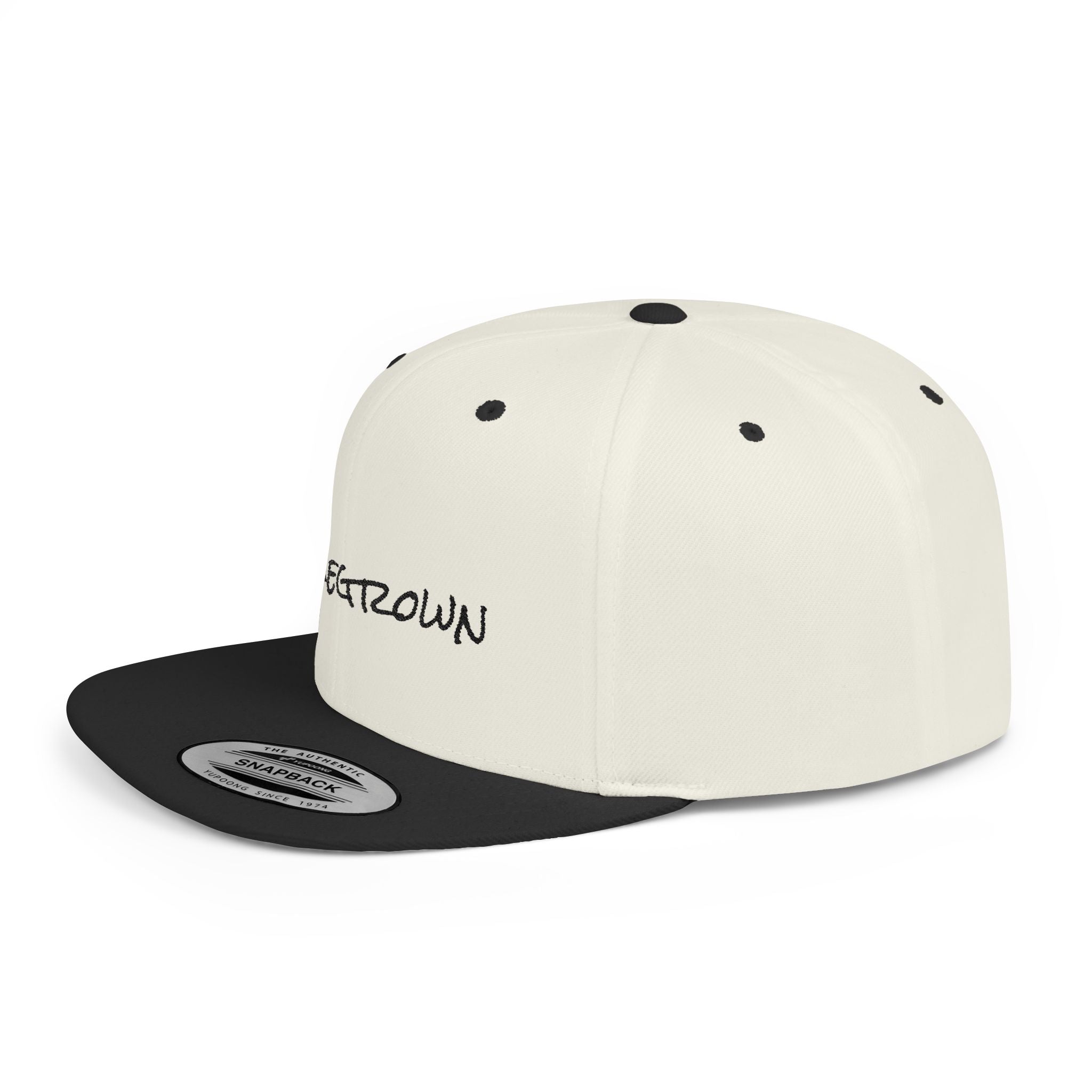 Homegrown Flat Bill Snapback Hat | Trendy Cap for Fashion Lovers | Perfect Gift for Graduations, Birthdays, and Everyday Wear