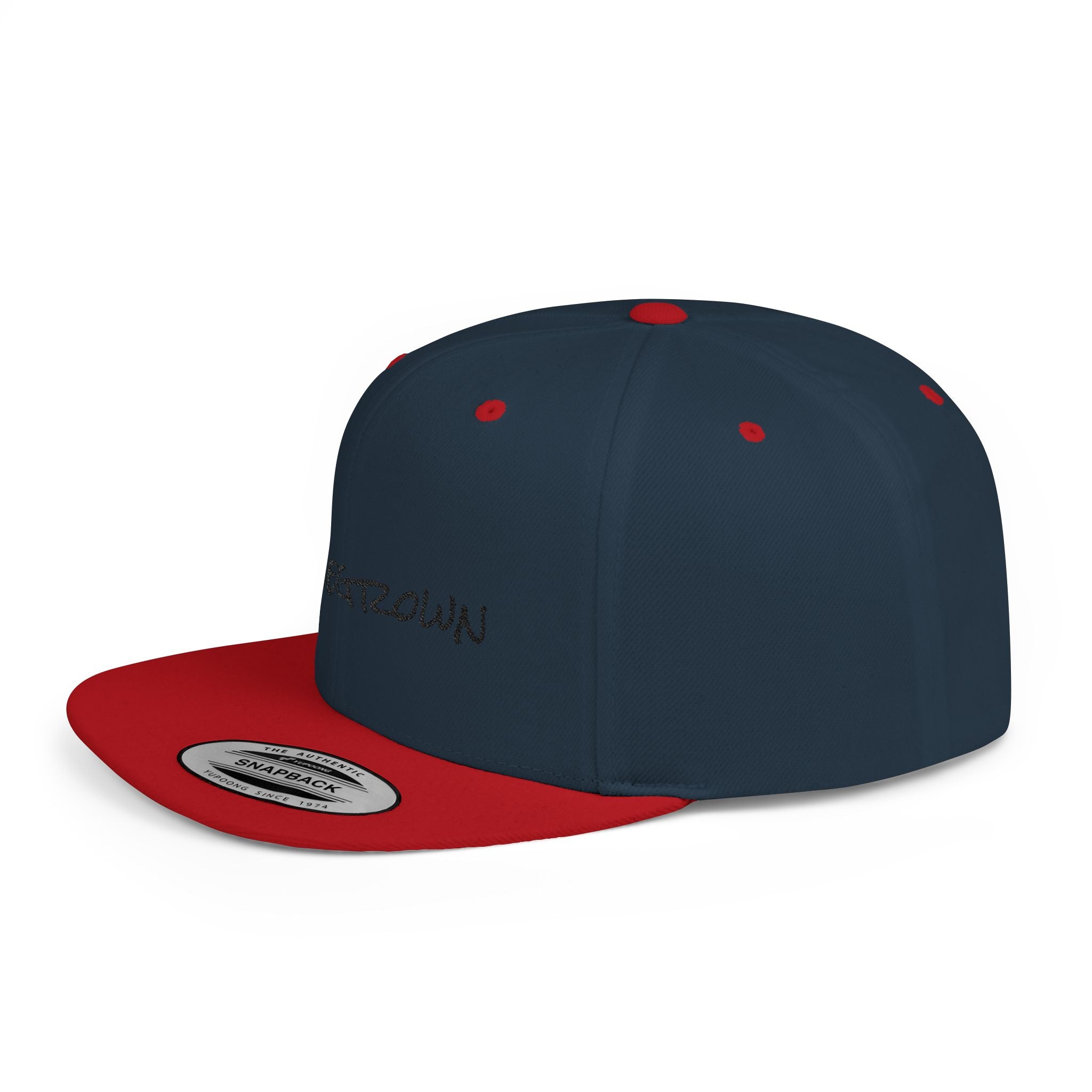 Homegrown Flat Bill Snapback Hat | Trendy Cap for Fashion Lovers | Perfect Gift for Graduations, Birthdays, and Everyday Wear