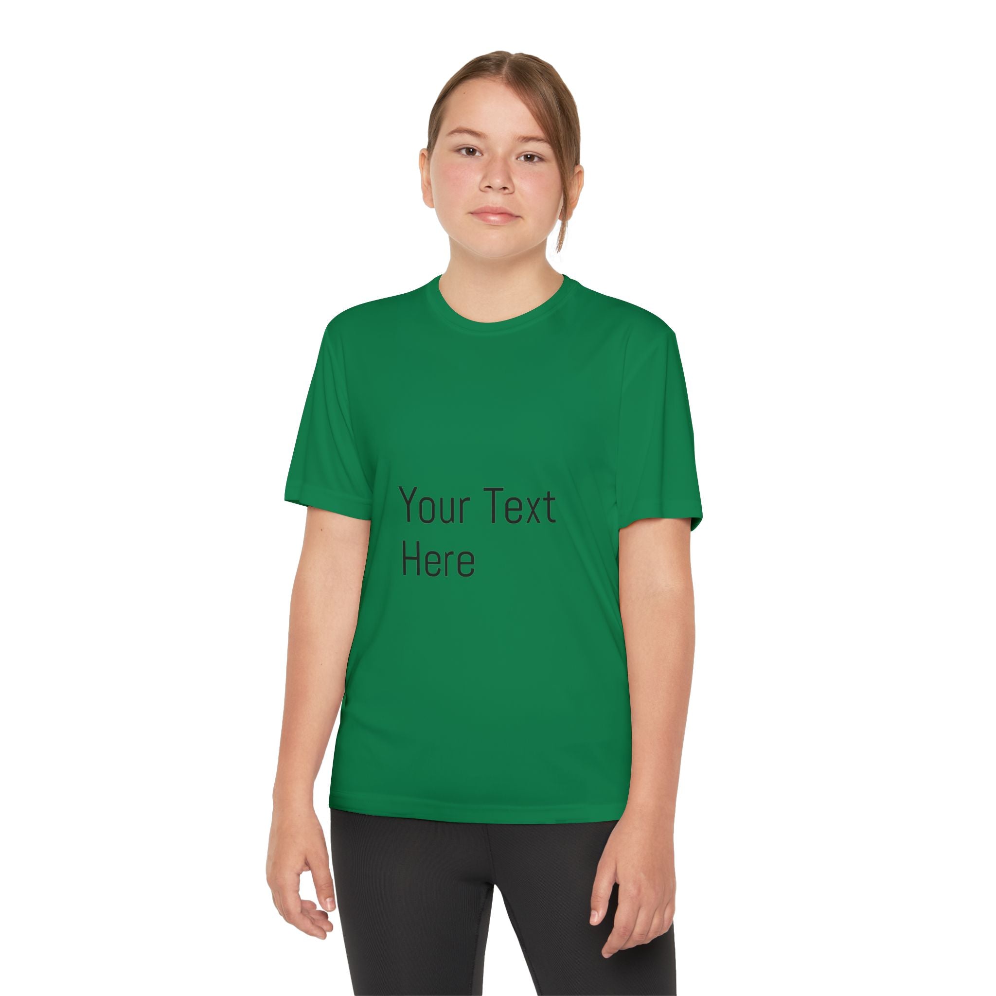 Personalized Youth Competitor Tee, Custom Sports Shirt, Kids Activewear, Birthday Gift, Team Uniform