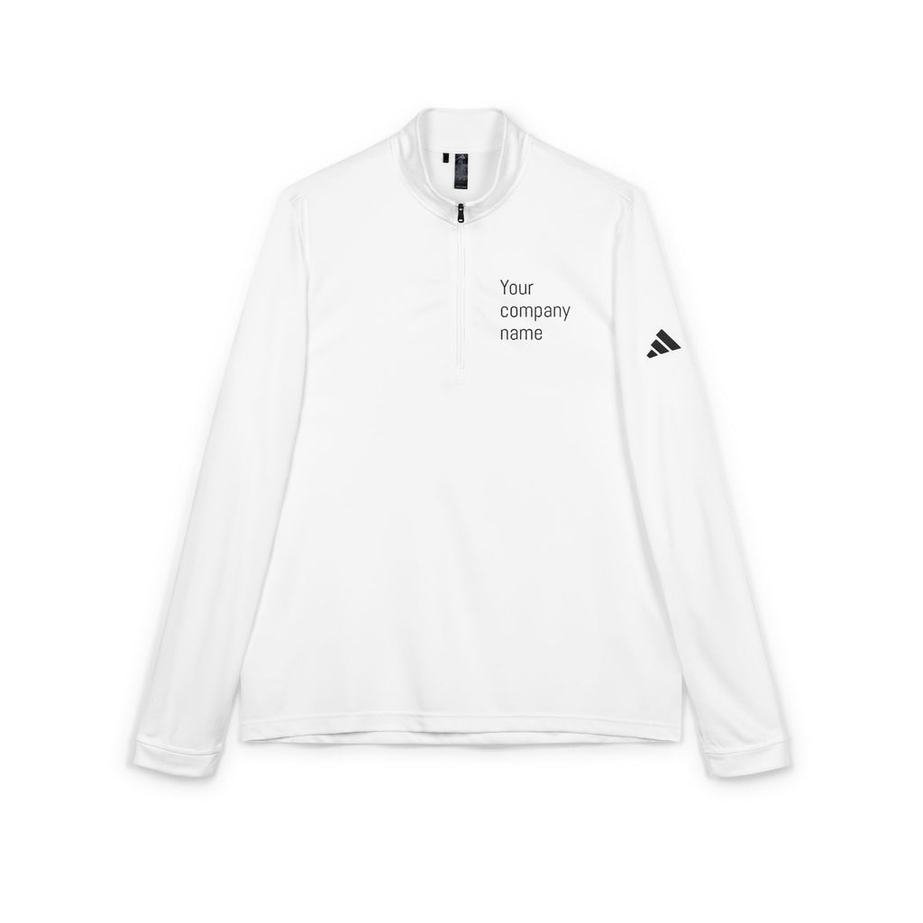 Custom Embroidered adidas® Quarter-Zip Pullover, Personalized Sportswear, Company Gifts, Team Apparel, Holiday Activewear, Outdoor Layer