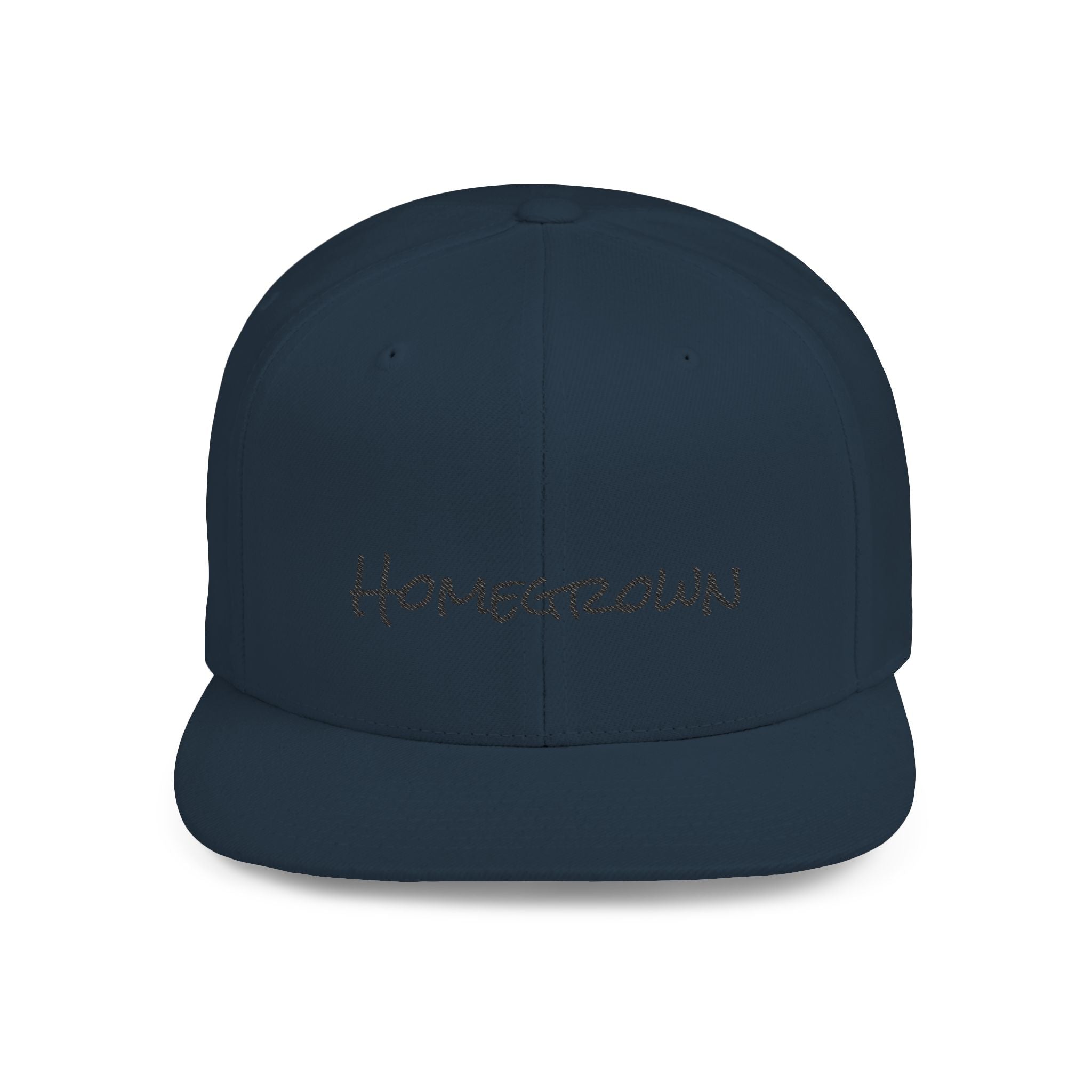 Homegrown Flat Bill Snapback Hat | Trendy Cap for Fashion Lovers | Perfect Gift for Graduations, Birthdays, and Everyday Wear