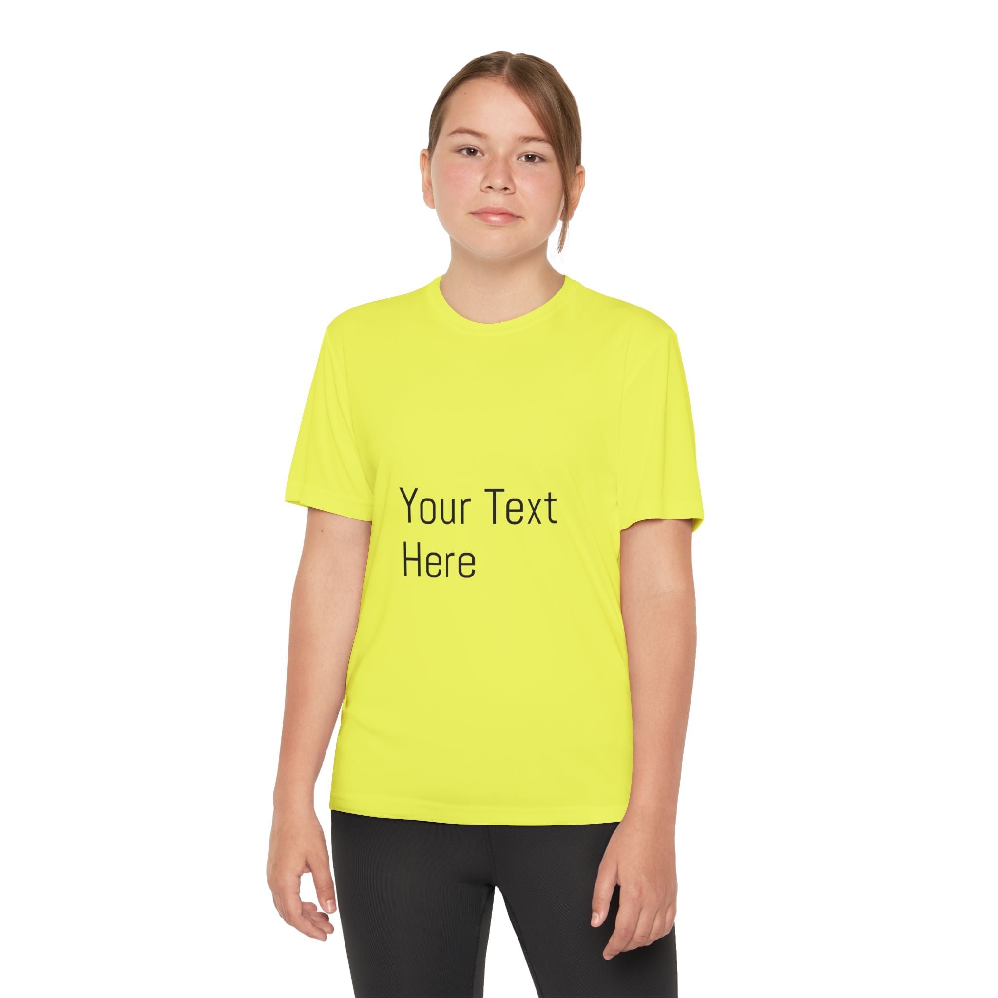 Personalized Youth Competitor Tee, Custom Sports Shirt, Kids Activewear, Birthday Gift, Team Uniform