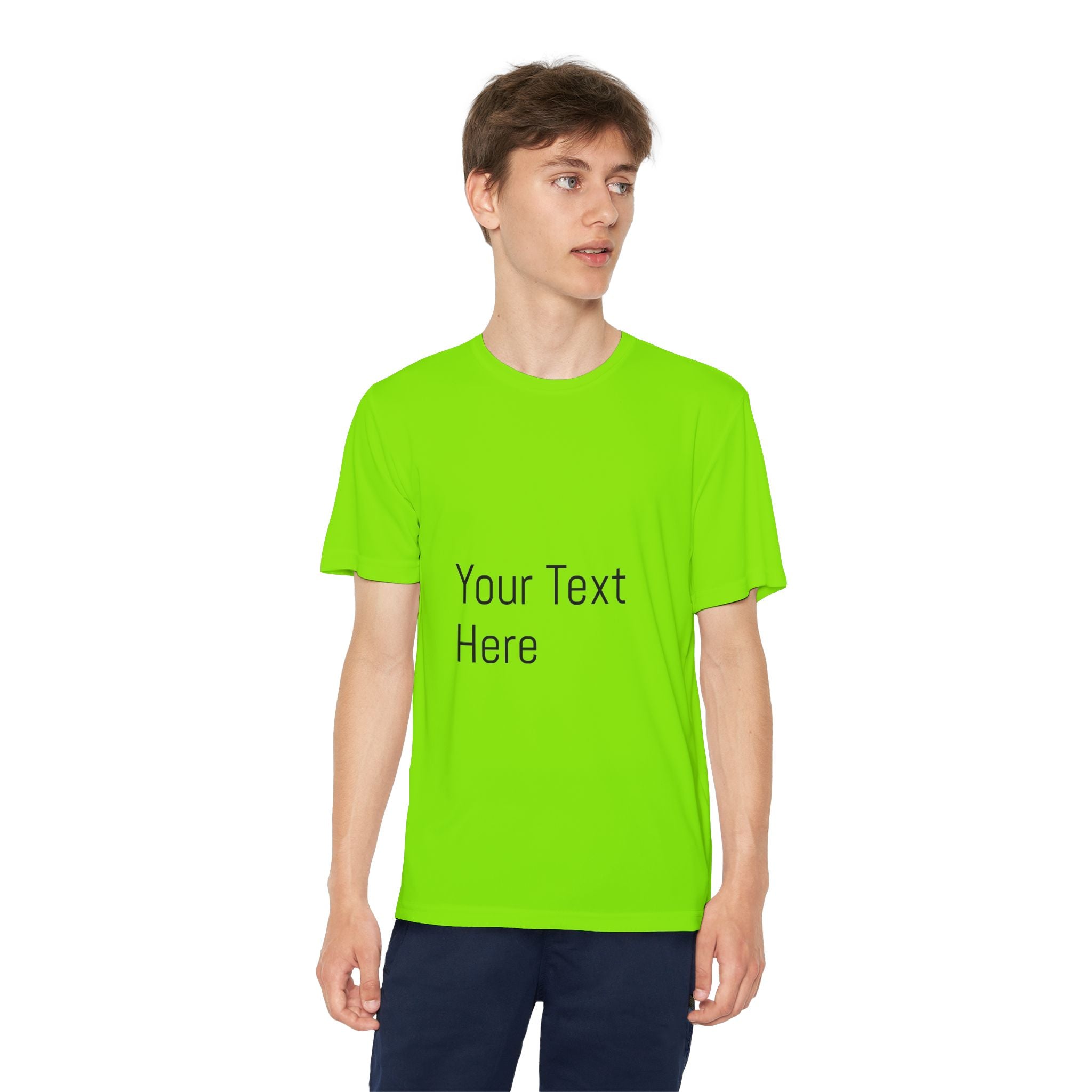 Personalized Youth Competitor Tee, Custom Sports Shirt, Kids Activewear, Birthday Gift, Team Uniform