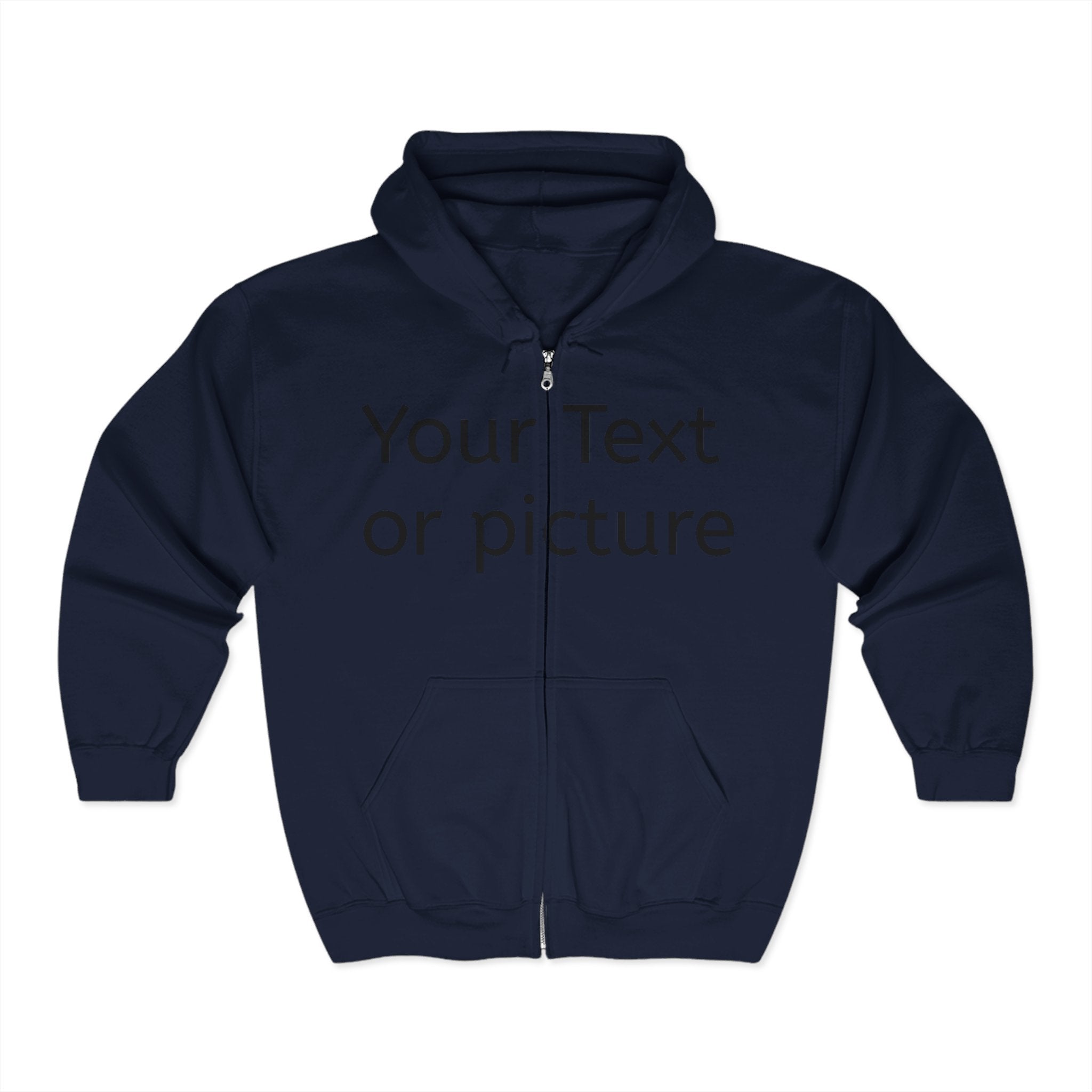 Cozy Customizable Zip Hoodie for All Occasions, Personalized Gift, Comfortable Layering, Perfect for Fall, Holiday Apparel