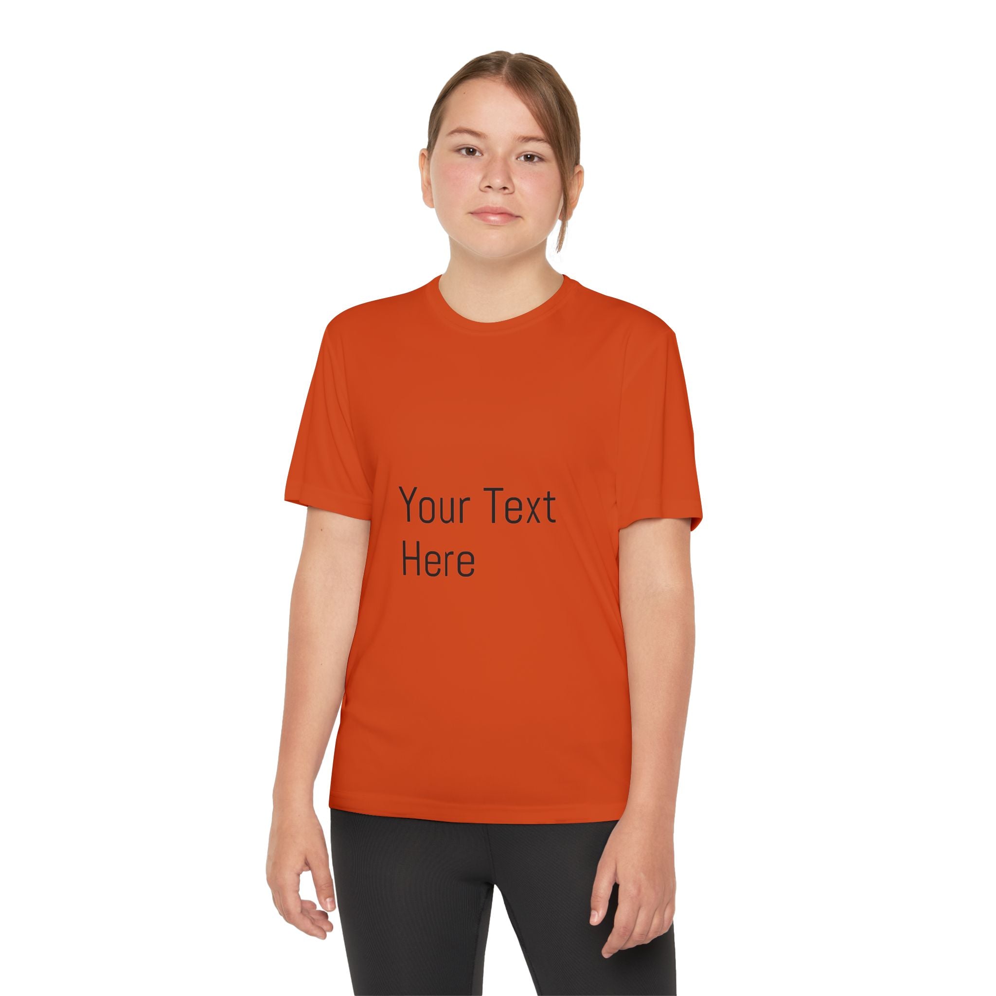 Personalized Youth Competitor Tee, Custom Sports Shirt, Kids Activewear, Birthday Gift, Team Uniform