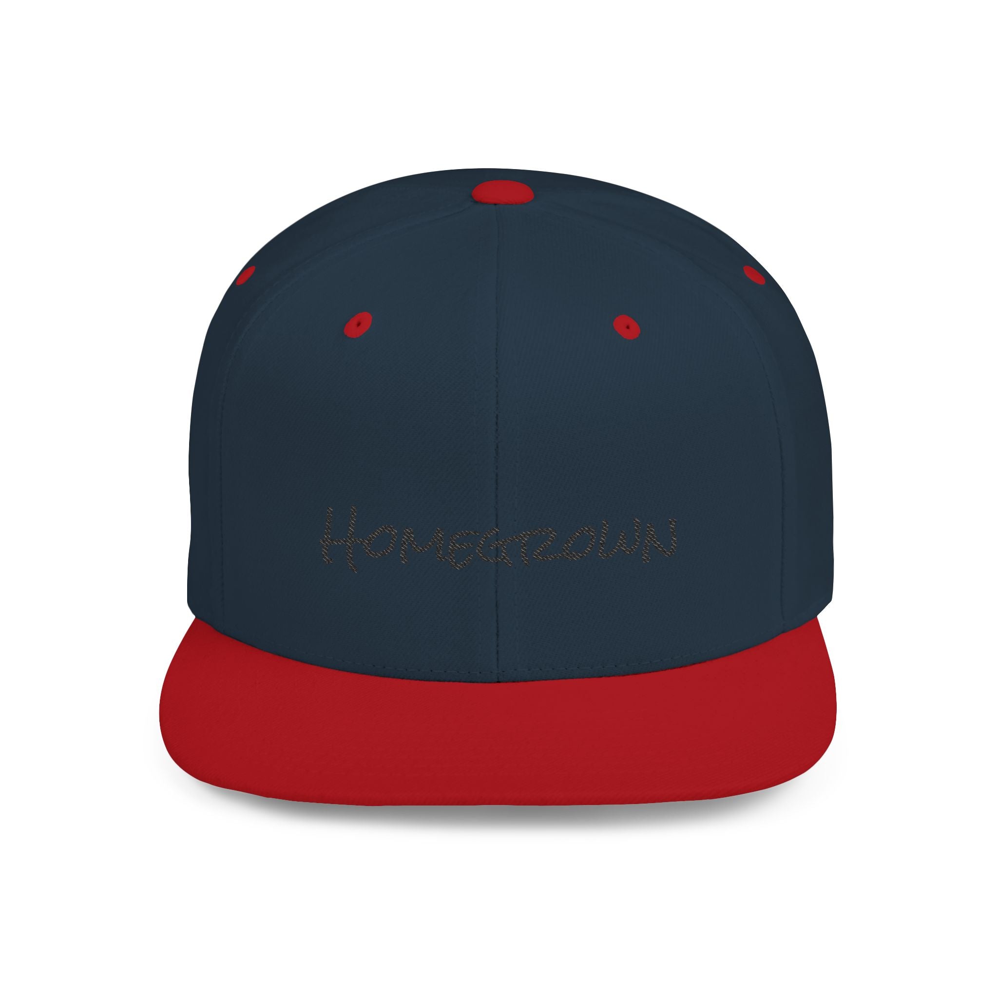 Homegrown Flat Bill Snapback Hat | Trendy Cap for Fashion Lovers | Perfect Gift for Graduations, Birthdays, and Everyday Wear