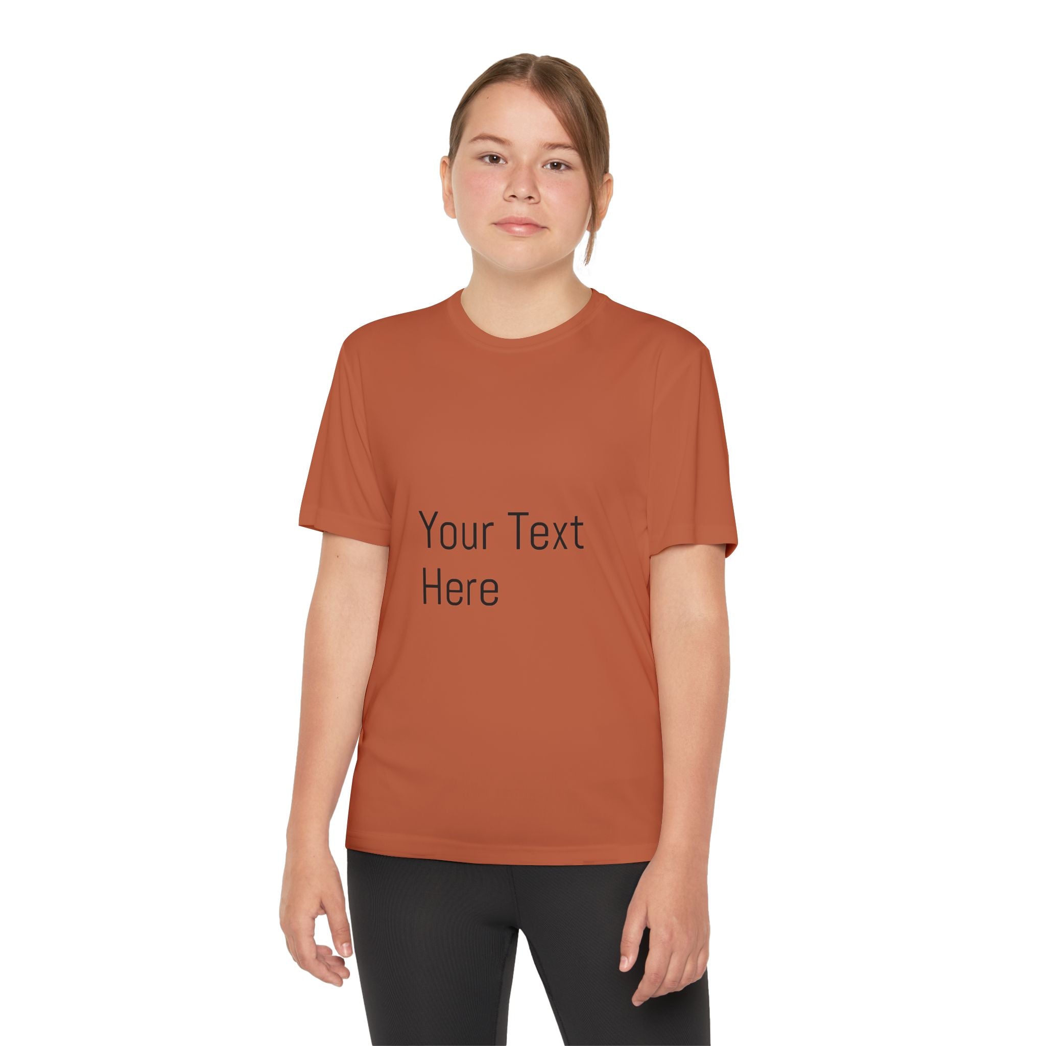 Personalized Youth Competitor Tee, Custom Sports Shirt, Kids Activewear, Birthday Gift, Team Uniform
