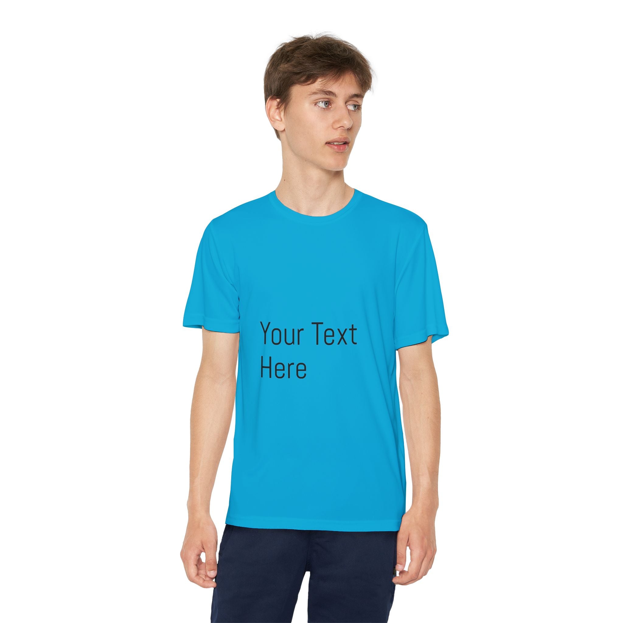 Personalized Youth Competitor Tee, Custom Sports Shirt, Kids Activewear, Birthday Gift, Team Uniform