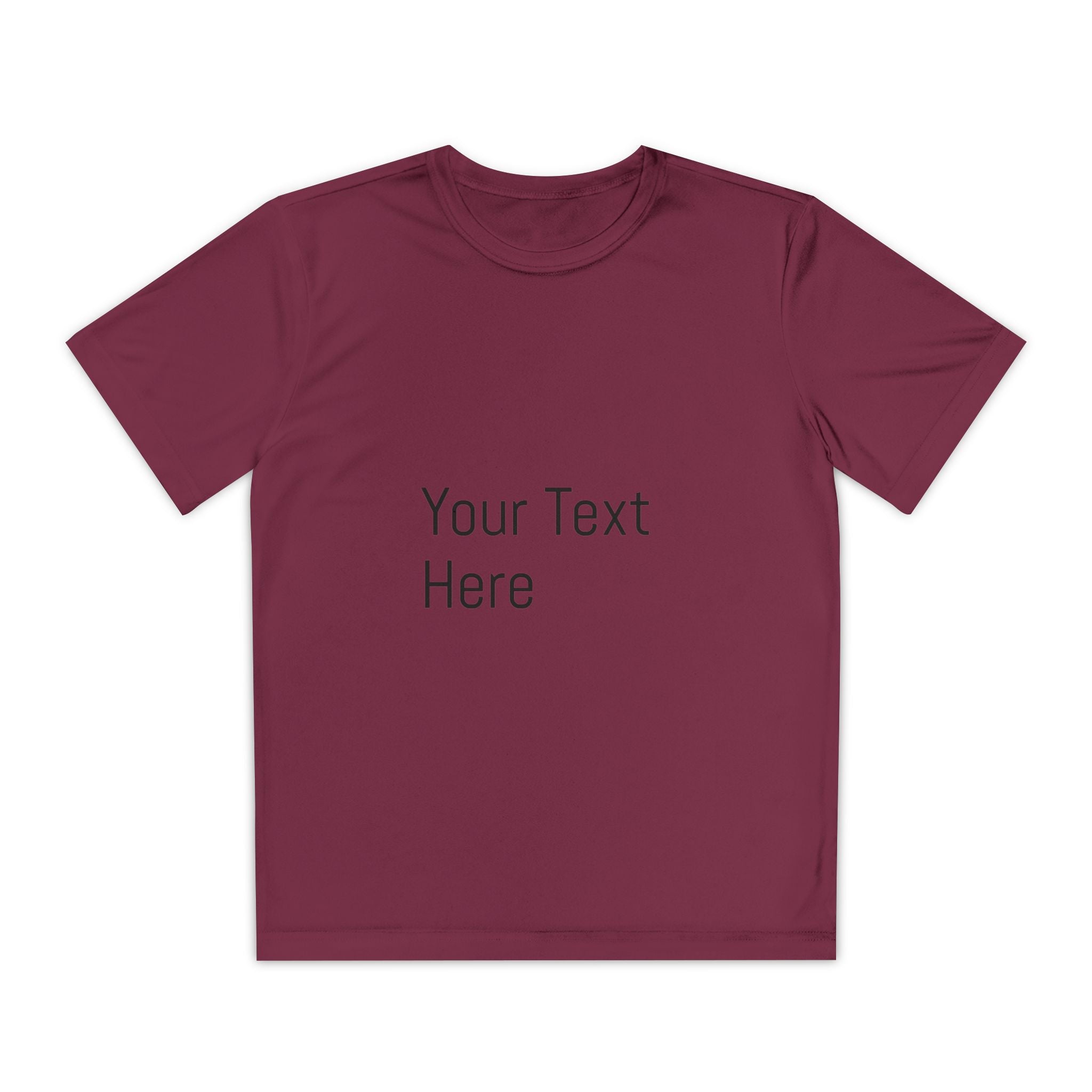 Personalized Youth Competitor Tee, Custom Sports Shirt, Kids Activewear, Birthday Gift, Team Uniform