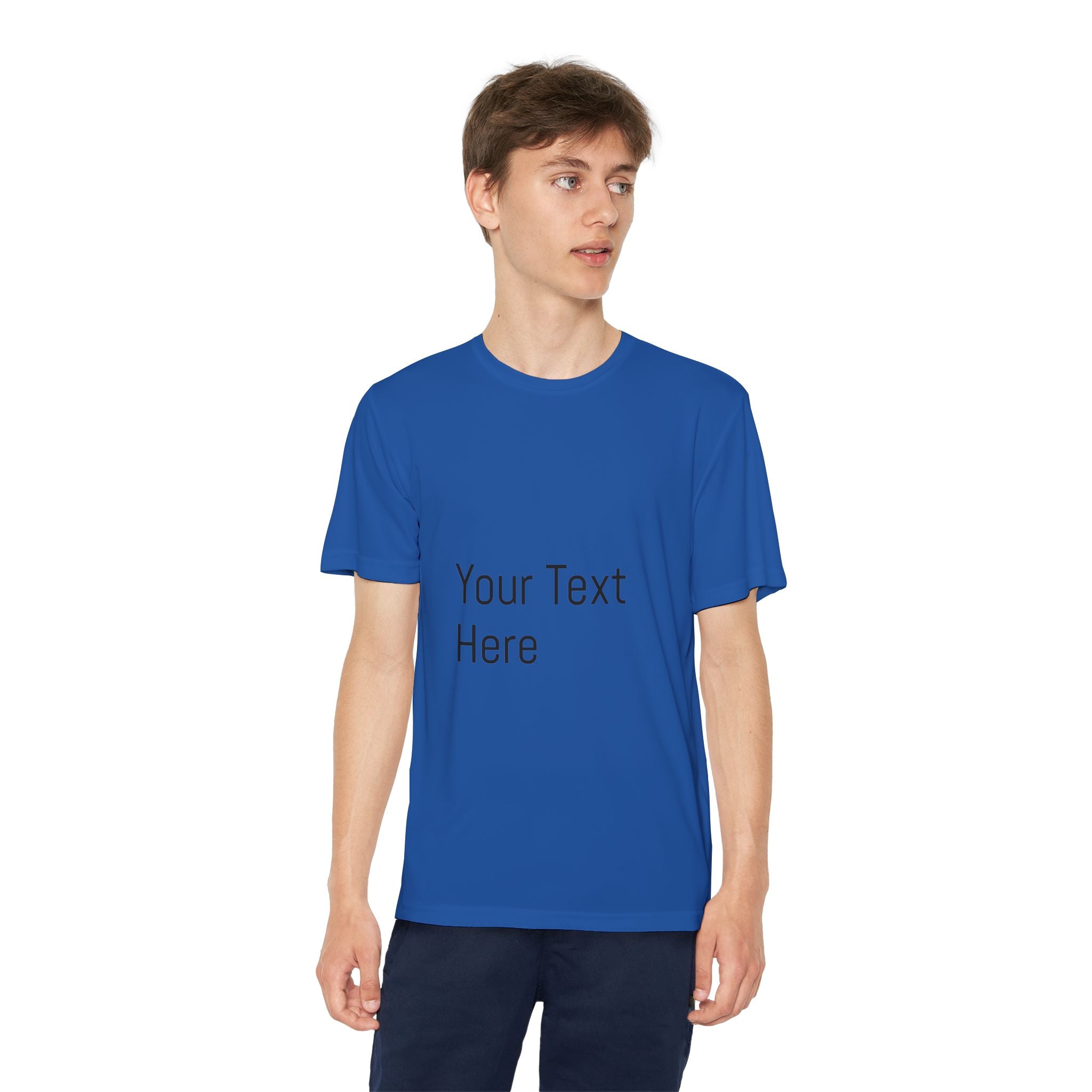 Personalized Youth Competitor Tee, Custom Sports Shirt, Kids Activewear, Birthday Gift, Team Uniform