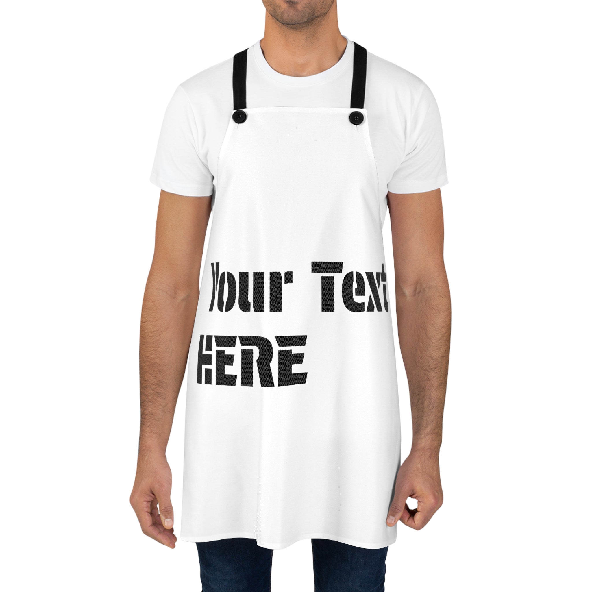 Personalized Apron with Custom Text - Fun Gift for Chefs, Home Cooks, Baking Enthusiasts, Kitchen Decor, Holiday Gifts