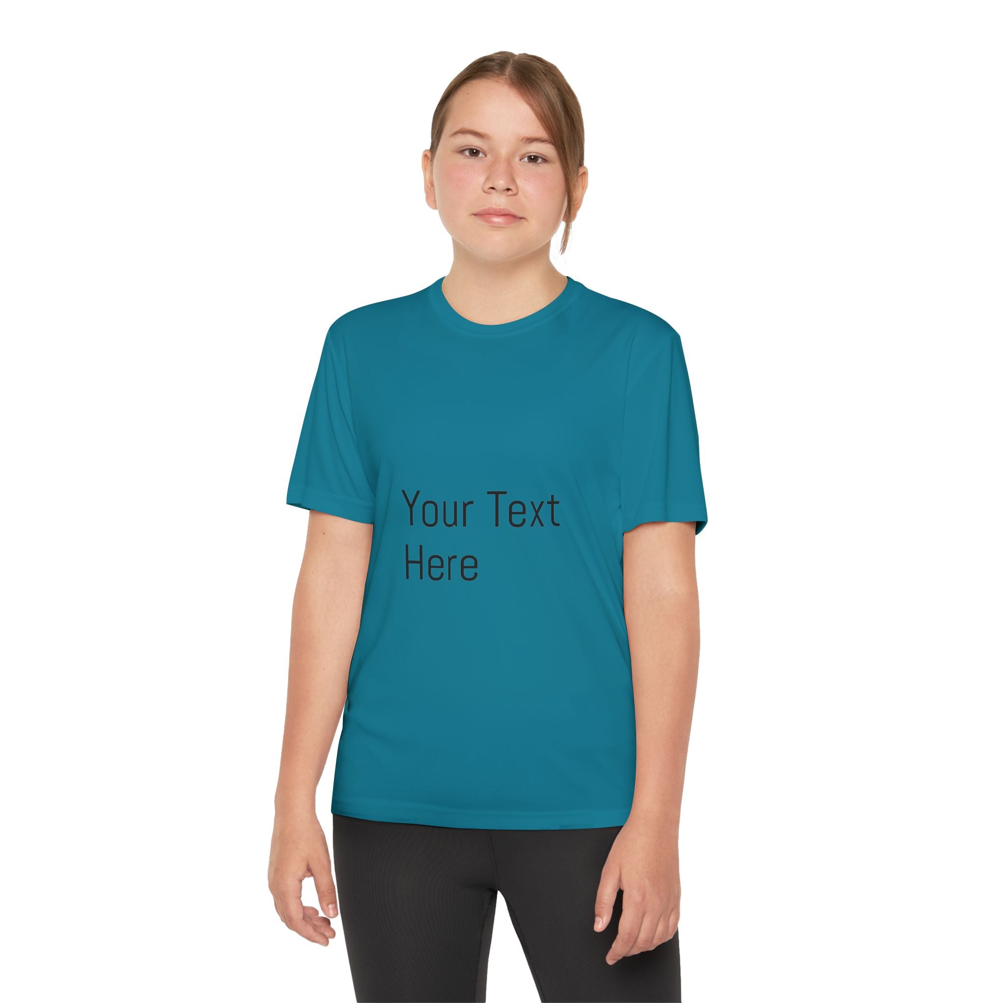 Personalized Youth Competitor Tee, Custom Sports Shirt, Kids Activewear, Birthday Gift, Team Uniform