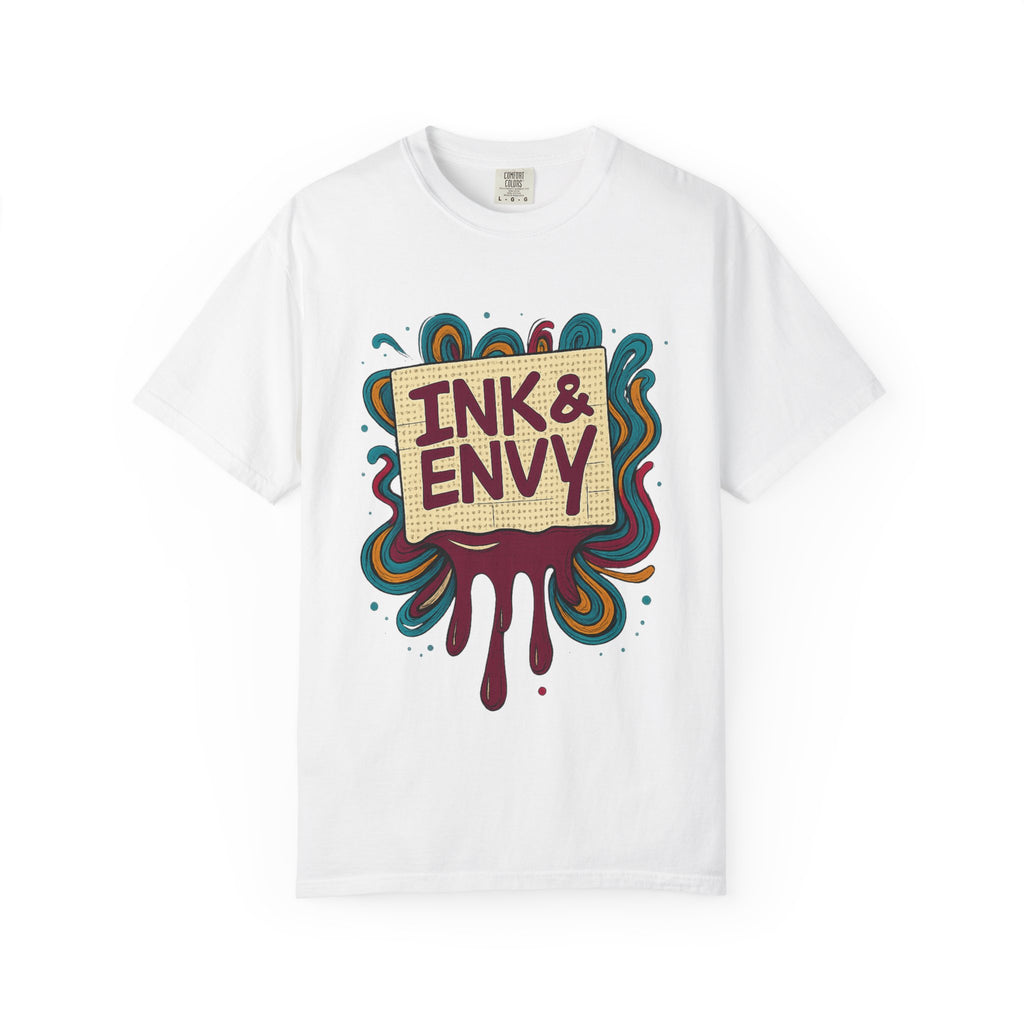 Ink & Envy T-Shirt | Colorful Graphic Tee, Unisex Apparel, Artistic Gift, Casual Wear, Creative Expression
