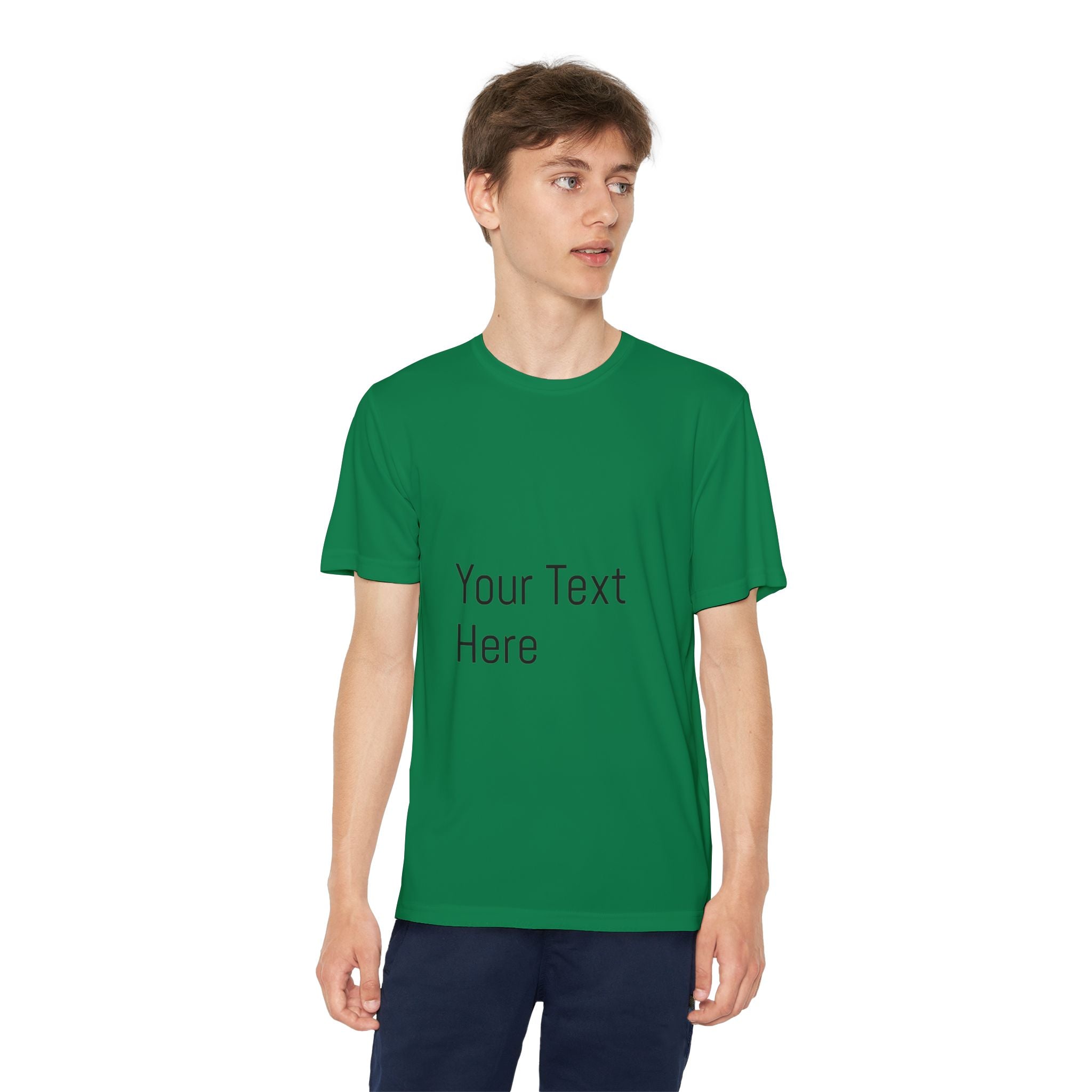 Personalized Youth Competitor Tee, Custom Sports Shirt, Kids Activewear, Birthday Gift, Team Uniform