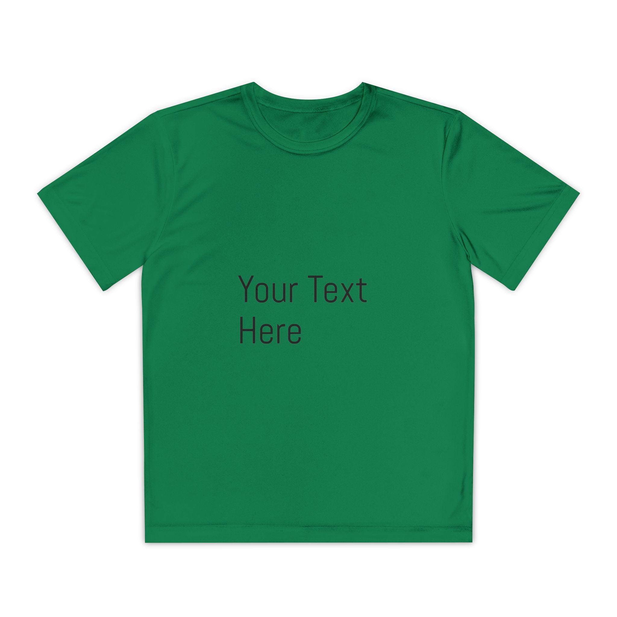 Personalized Youth Competitor Tee, Custom Sports Shirt, Kids Activewear, Birthday Gift, Team Uniform