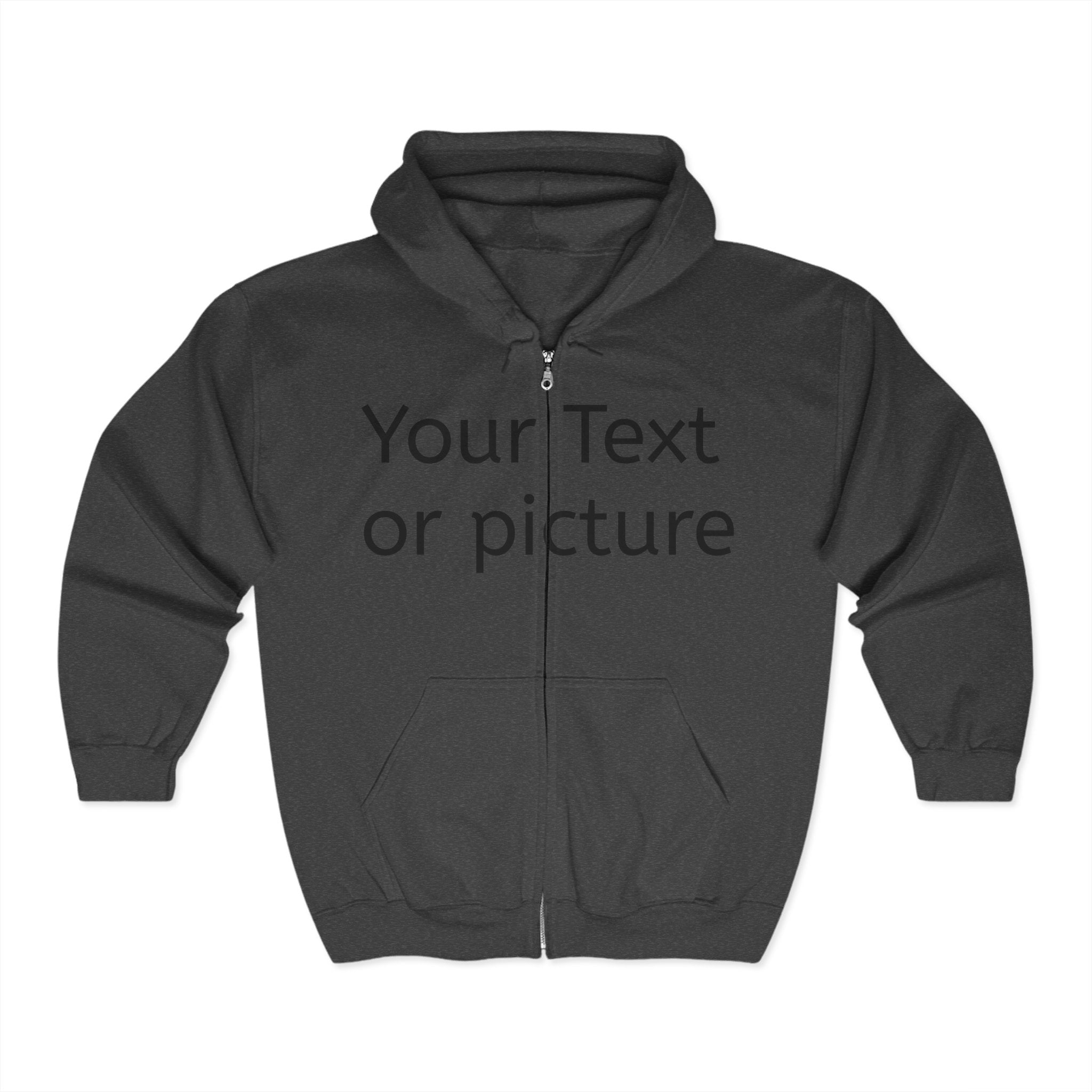 Cozy Customizable Zip Hoodie for All Occasions, Personalized Gift, Comfortable Layering, Perfect for Fall, Holiday Apparel