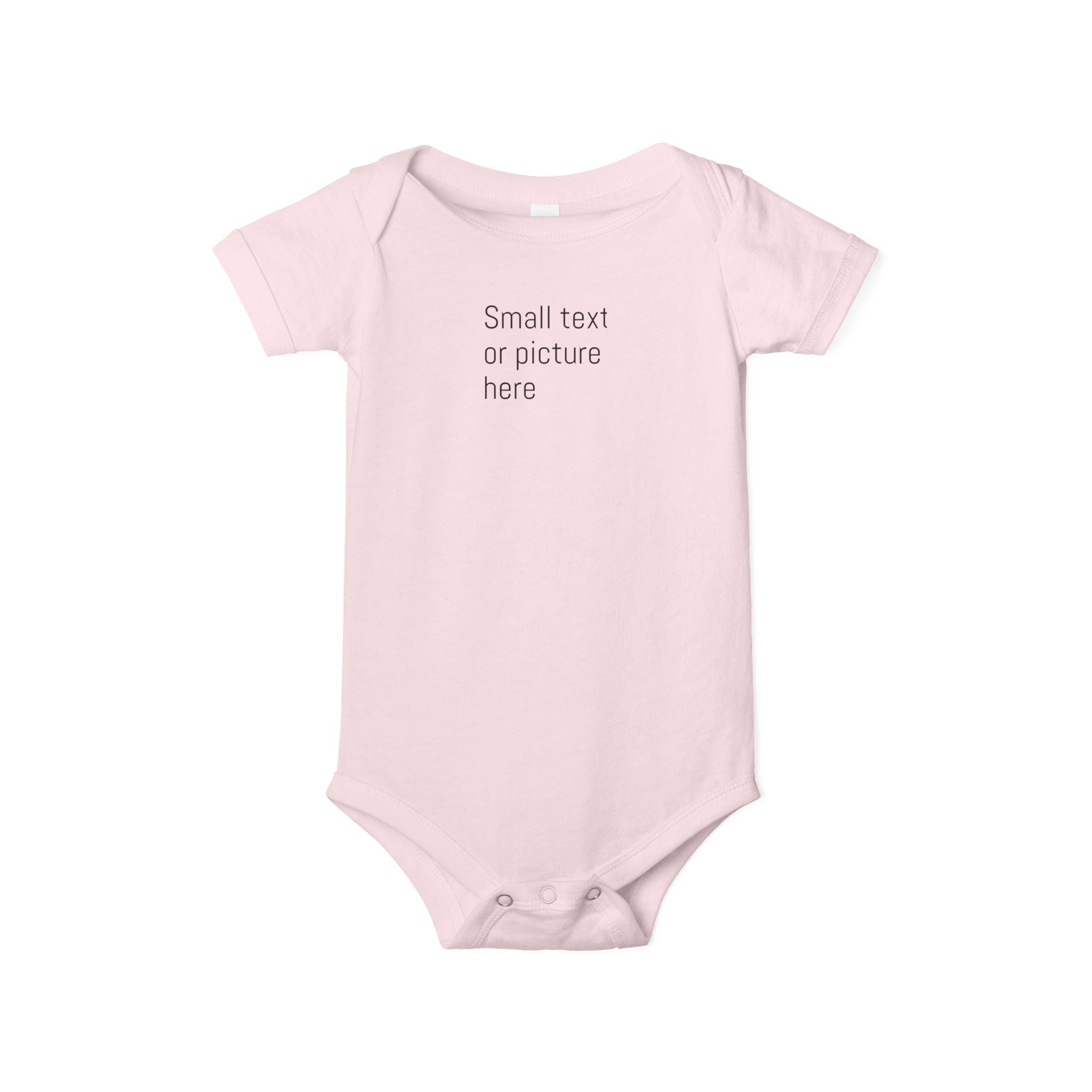 Customizable Infant Jersey One Piece, Baby Shower Gift, Cute Baby Outfit, Personalized Onesie, Newborn Clothing, Special Occasion Apparel