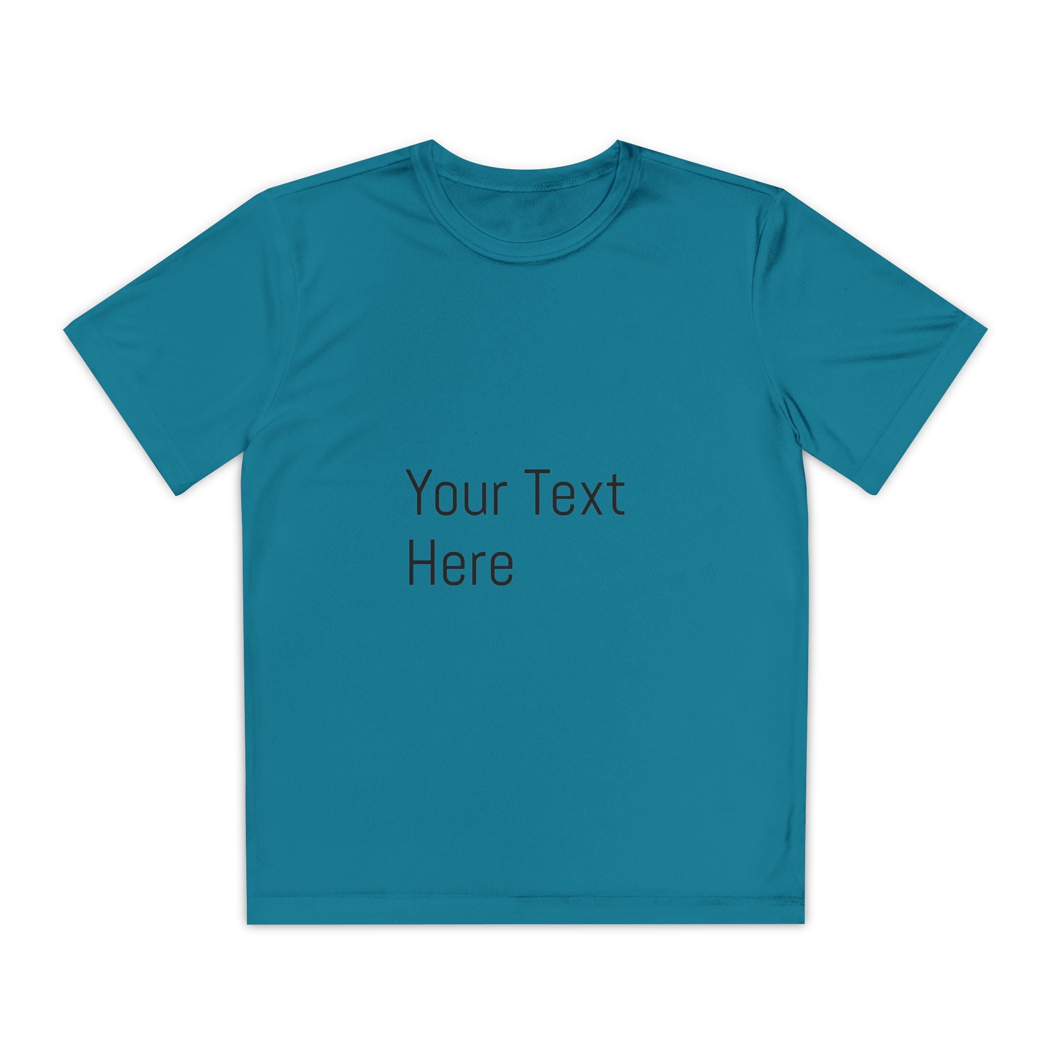 Personalized Youth Competitor Tee, Custom Sports Shirt, Kids Activewear, Birthday Gift, Team Uniform