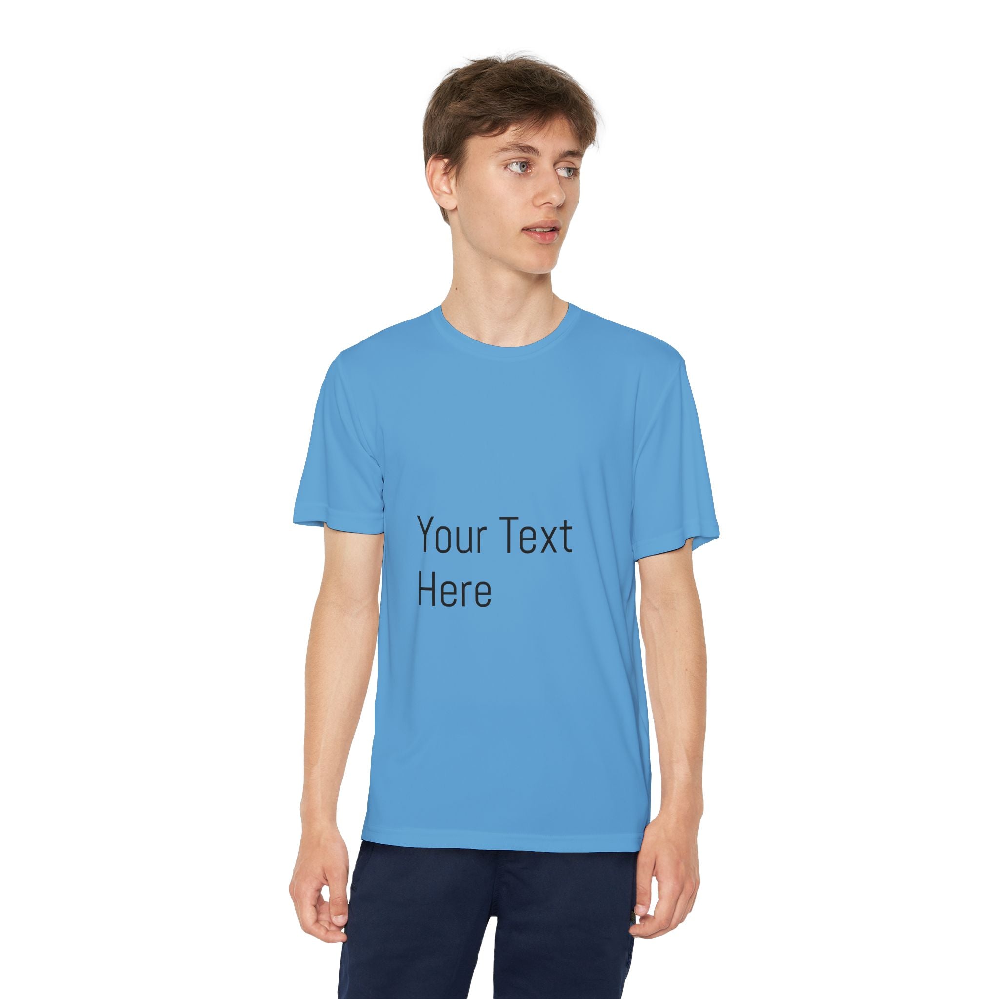 Personalized Youth Competitor Tee, Custom Sports Shirt, Kids Activewear, Birthday Gift, Team Uniform