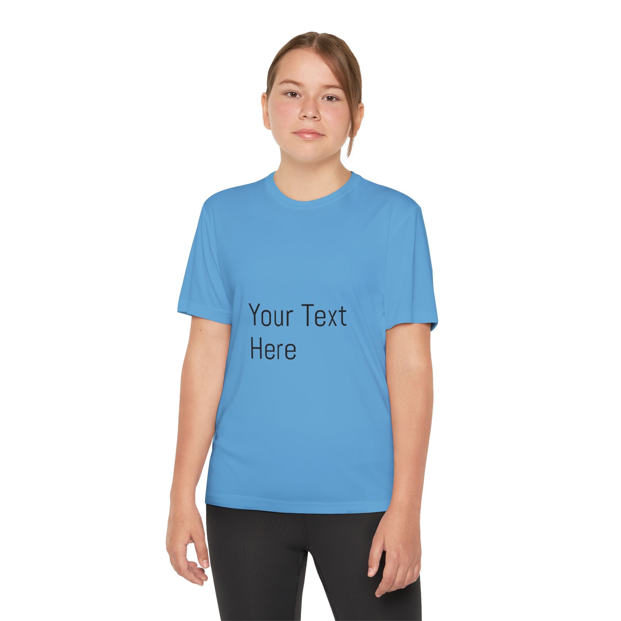 Personalized Youth Competitor Tee, Custom Sports Shirt, Kids Activewear, Birthday Gift, Team Uniform