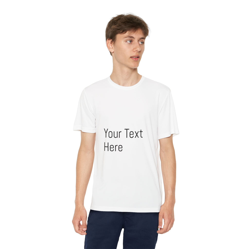 Personalized Youth Competitor Tee, Custom Sports Shirt, Kids Activewear, Birthday Gift, Team Uniform