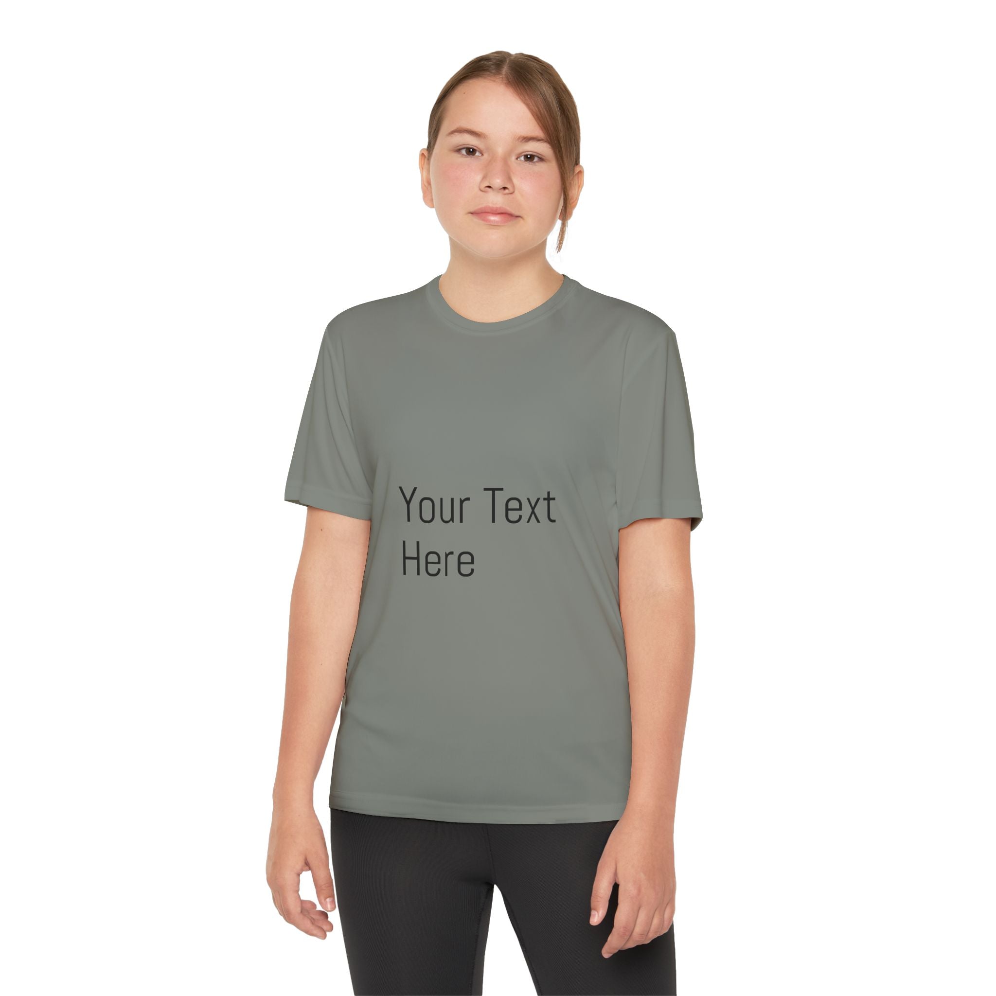 Personalized Youth Competitor Tee, Custom Sports Shirt, Kids Activewear, Birthday Gift, Team Uniform