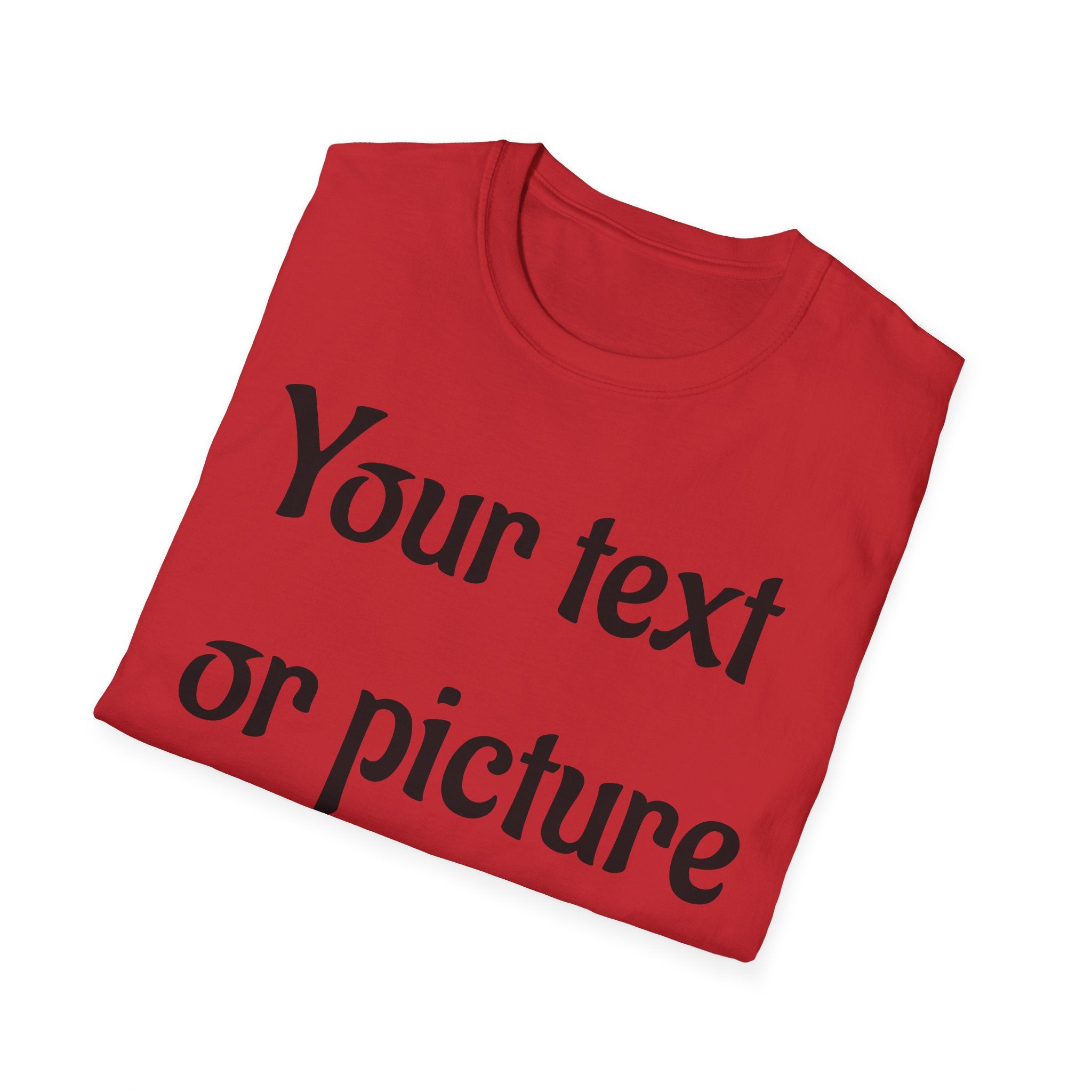 Customizable Unisex Softstyle T-Shirt | Personalized Gift, Funny Tee, Family Reunion, Birthday Present, Casual Wear