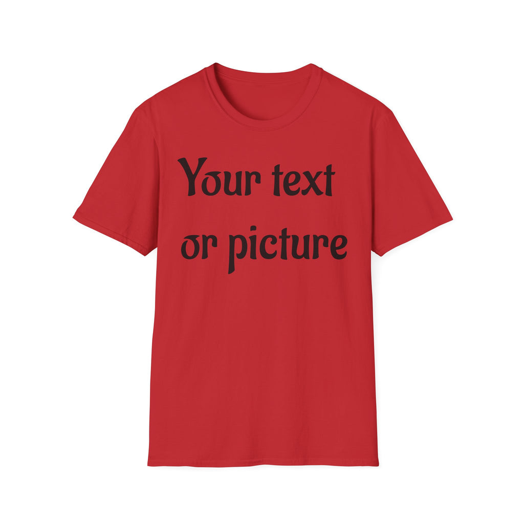 Customizable Unisex Softstyle T-Shirt | Personalized Gift, Funny Tee, Family Reunion, Birthday Present, Casual Wear