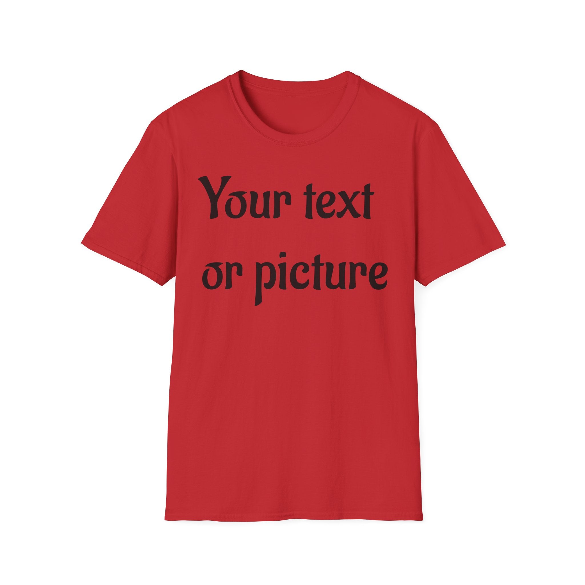 Customizable Unisex Softstyle T-Shirt | Personalized Gift, Funny Tee, Family Reunion, Birthday Present, Casual Wear