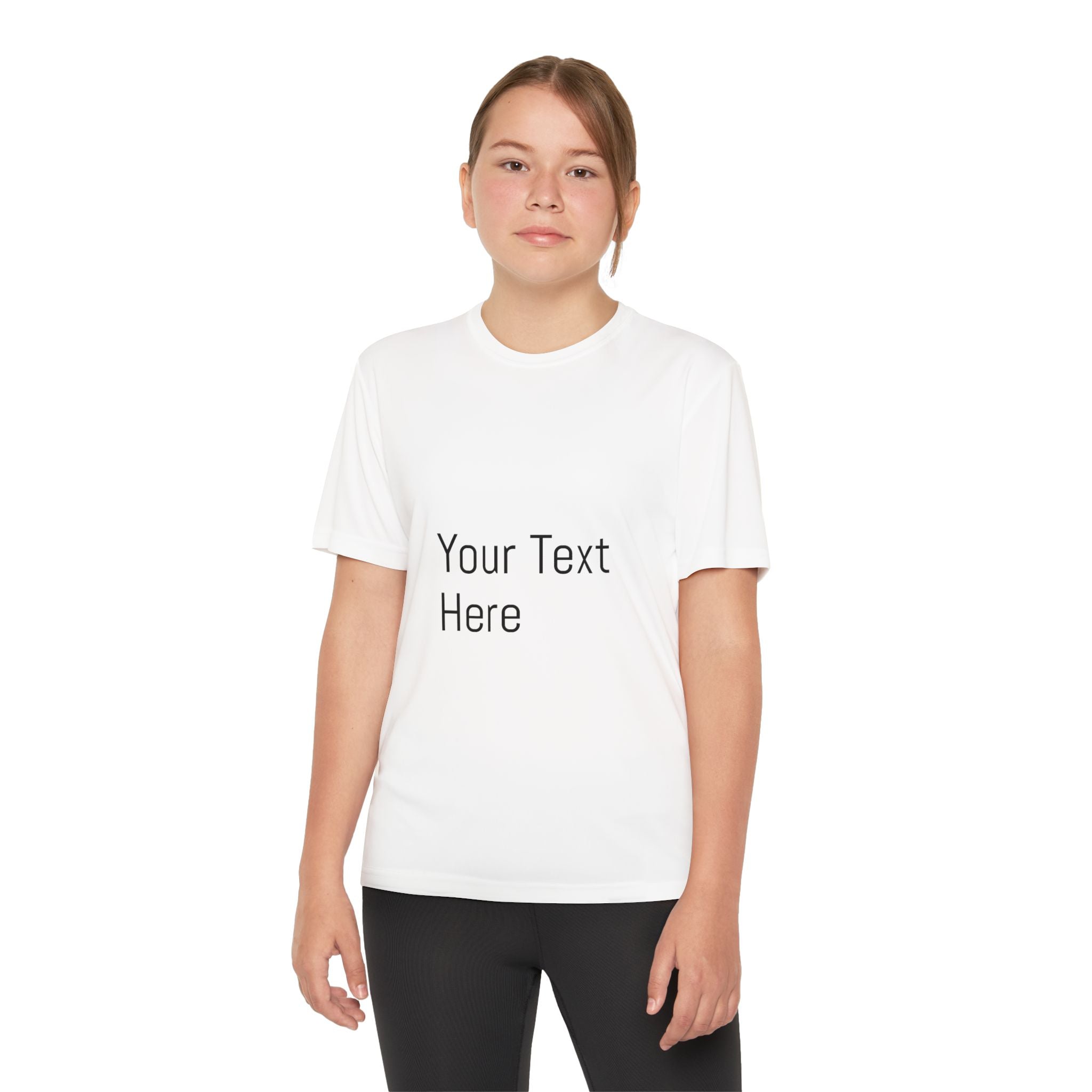 Personalized Youth Competitor Tee, Custom Sports Shirt, Kids Activewear, Birthday Gift, Team Uniform
