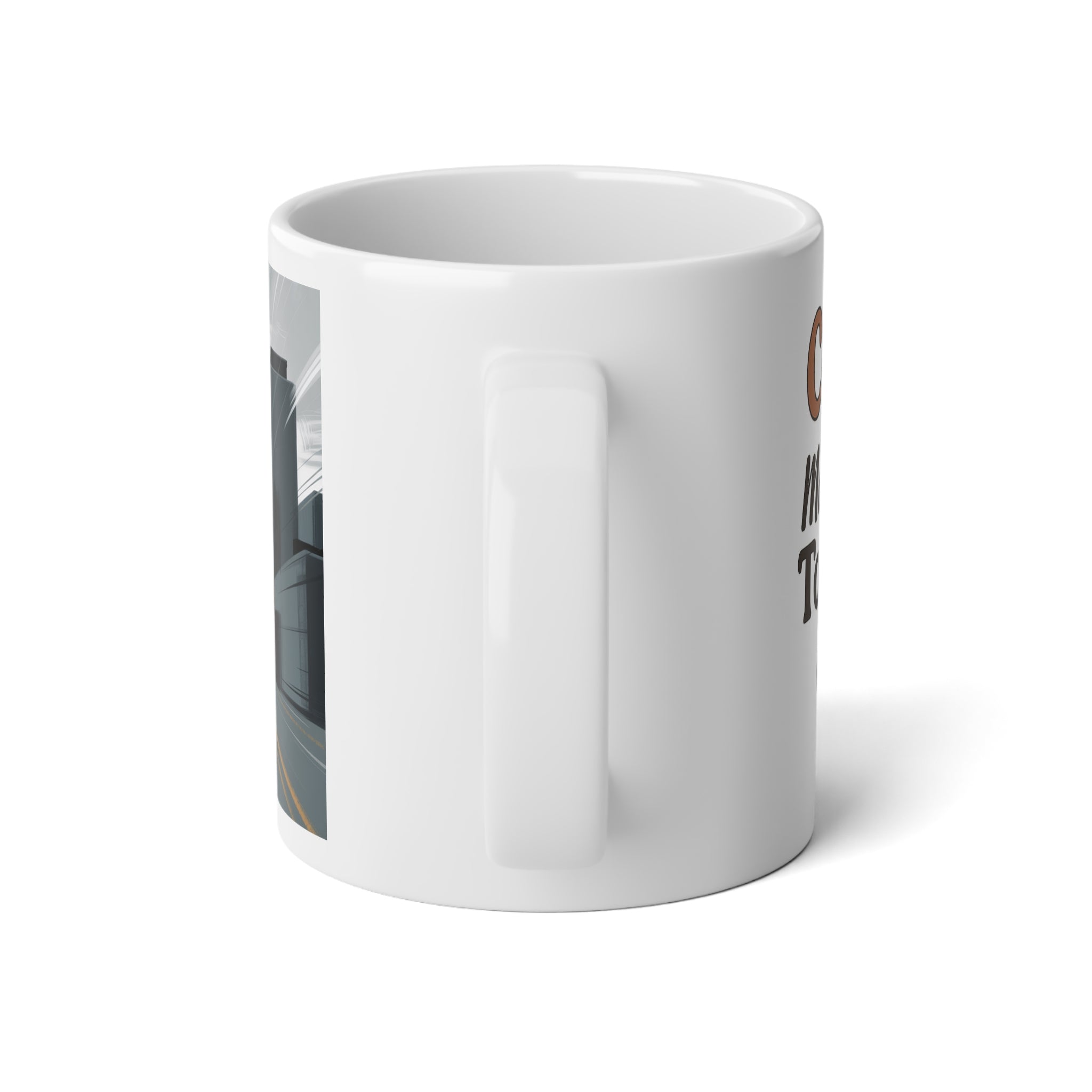 Fun Jumbo Coffee Mug - Perfect for Brew Lovers, Office Gifts, Motivational Quotes, Unique Kitchen Decor, Funny Drinkware