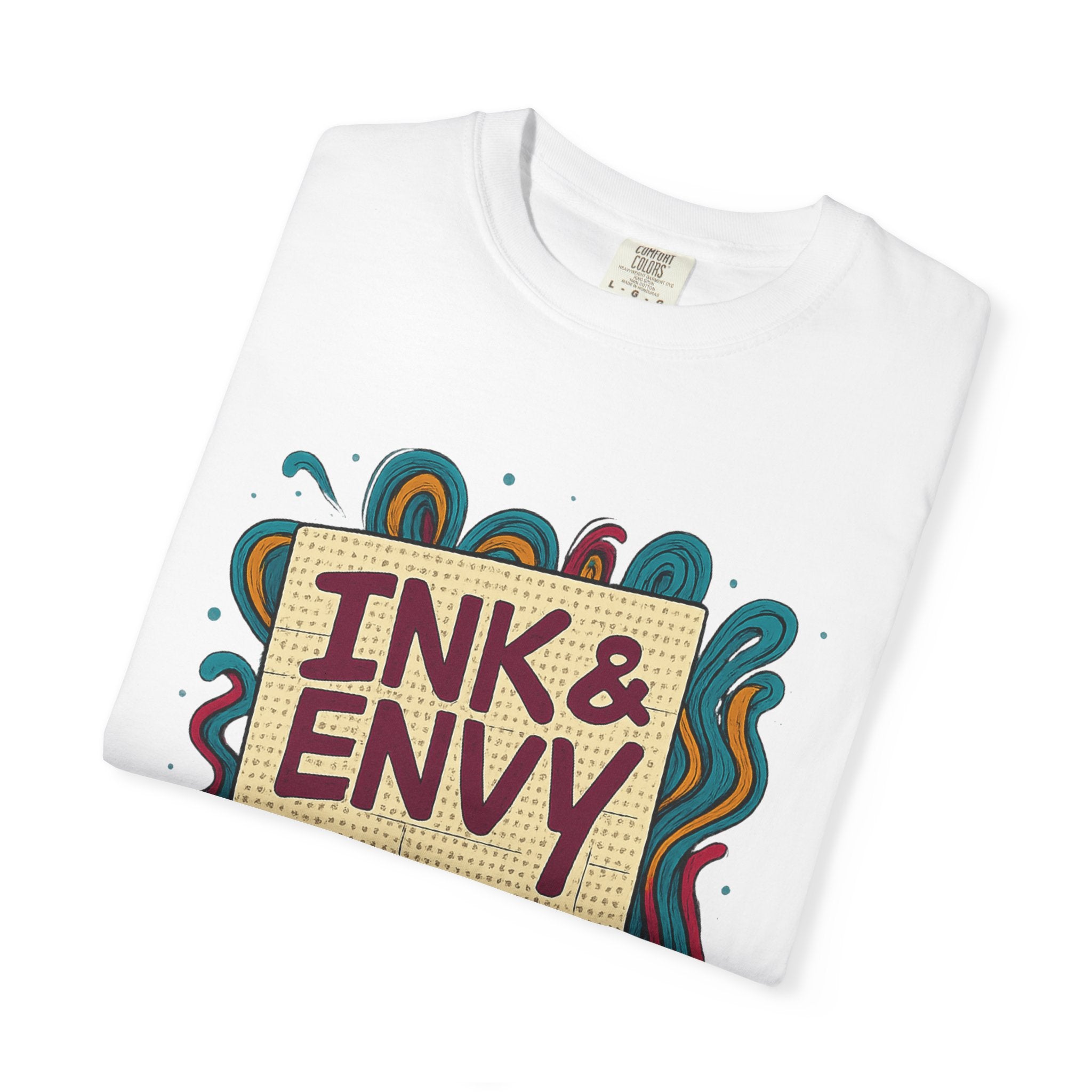 Ink & Envy T-Shirt | Colorful Graphic Tee, Unisex Apparel, Artistic Gift, Casual Wear, Creative Expression