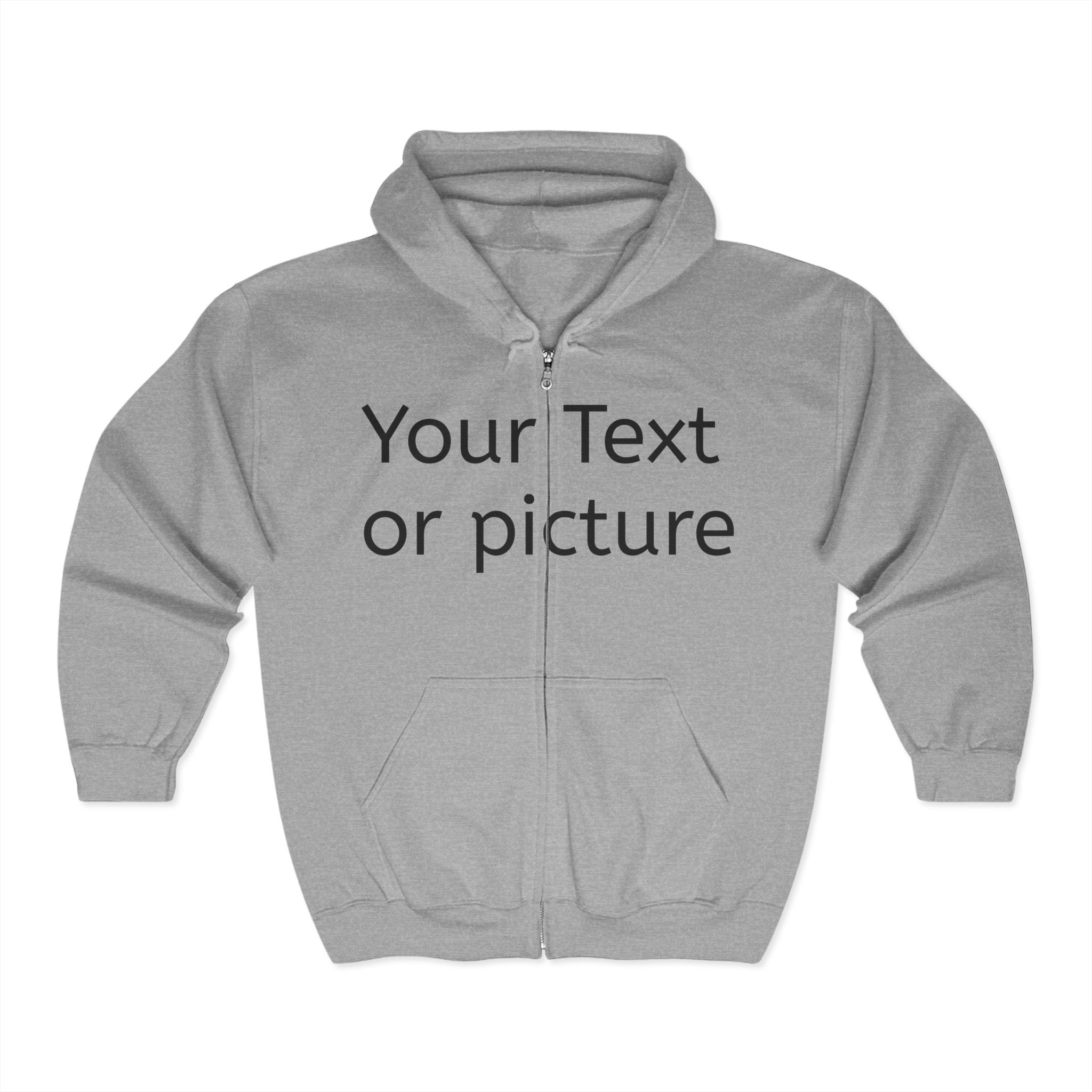 Cozy Customizable Zip Hoodie for All Occasions, Personalized Gift, Comfortable Layering, Perfect for Fall, Holiday Apparel