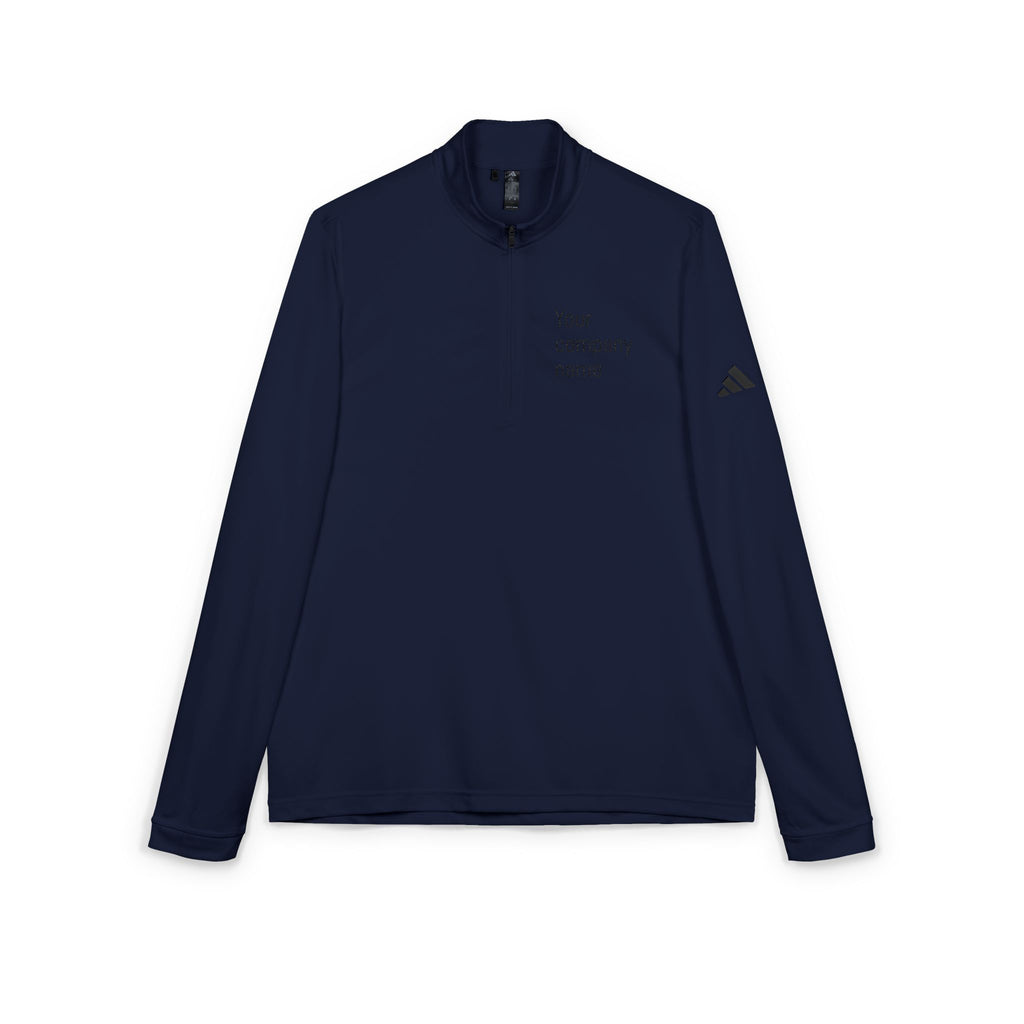 Custom Embroidered adidas® Quarter-Zip Pullover, Personalized Sportswear, Company Gifts, Team Apparel, Holiday Activewear, Outdoor Layer