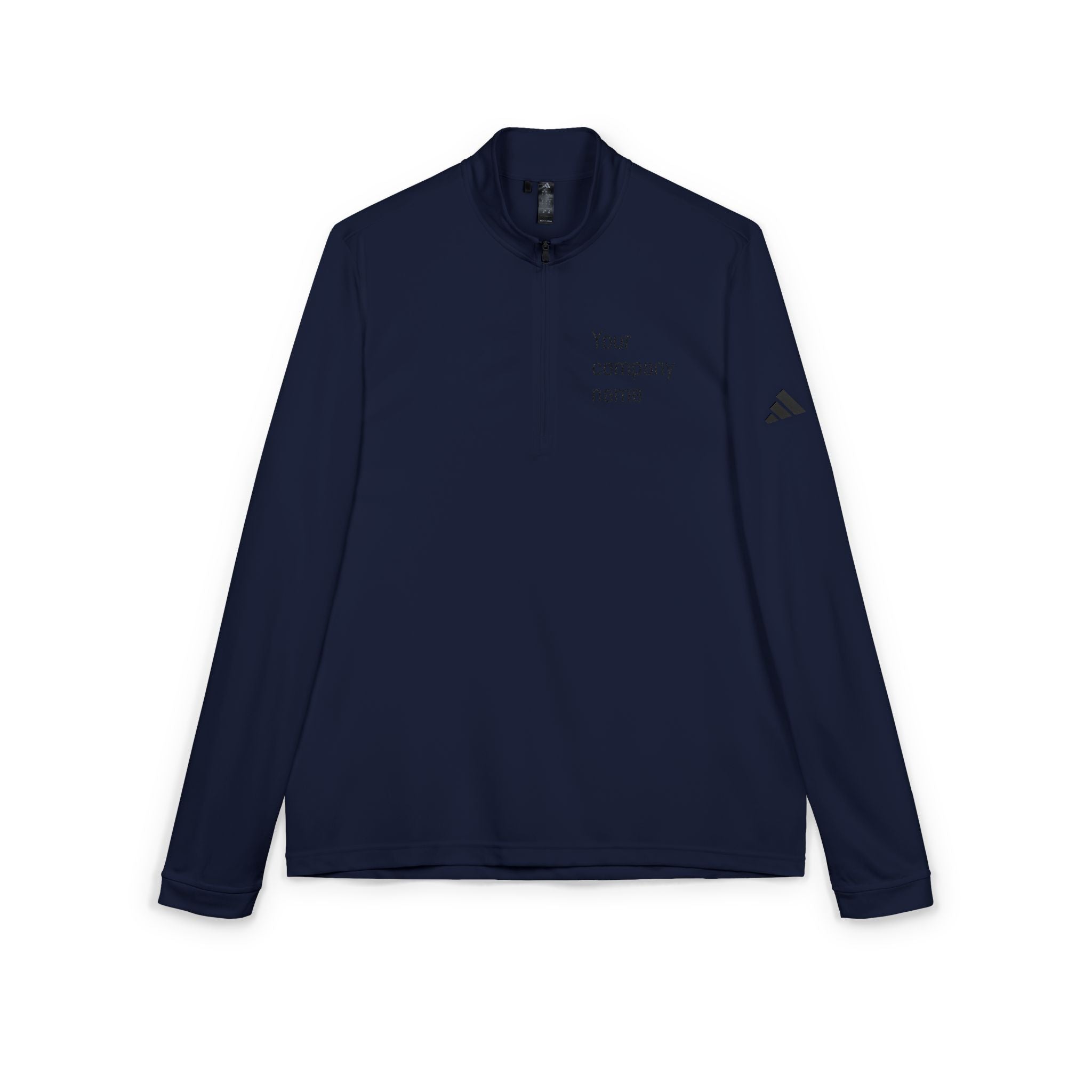 Custom Embroidered adidas® Quarter-Zip Pullover, Personalized Sportswear, Company Gifts, Team Apparel, Holiday Activewear, Outdoor Layer
