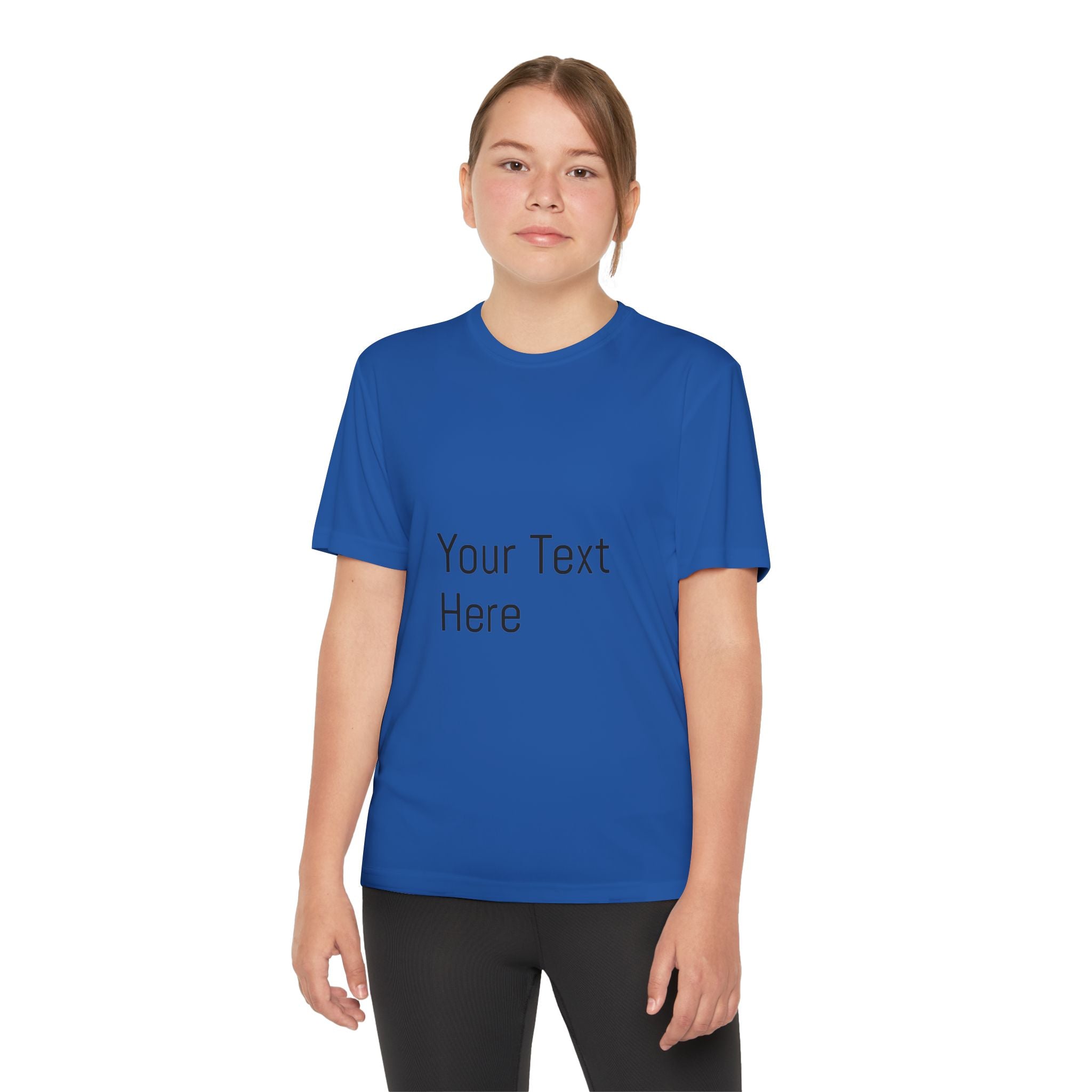 Personalized Youth Competitor Tee, Custom Sports Shirt, Kids Activewear, Birthday Gift, Team Uniform