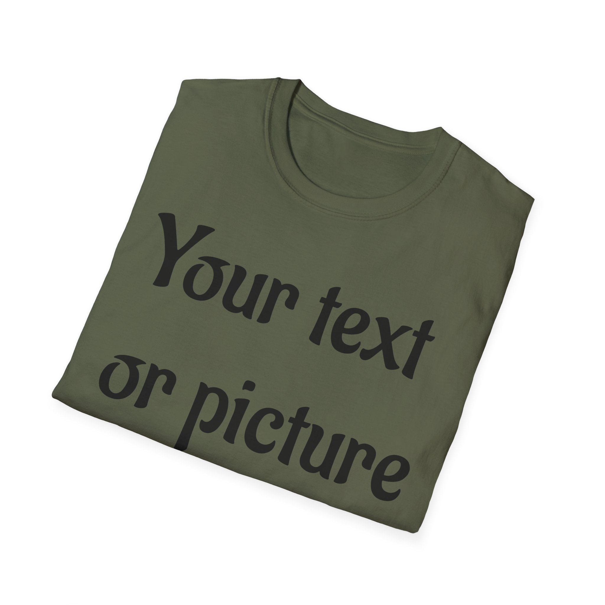 Customizable Unisex Softstyle T-Shirt | Personalized Gift, Funny Tee, Family Reunion, Birthday Present, Casual Wear