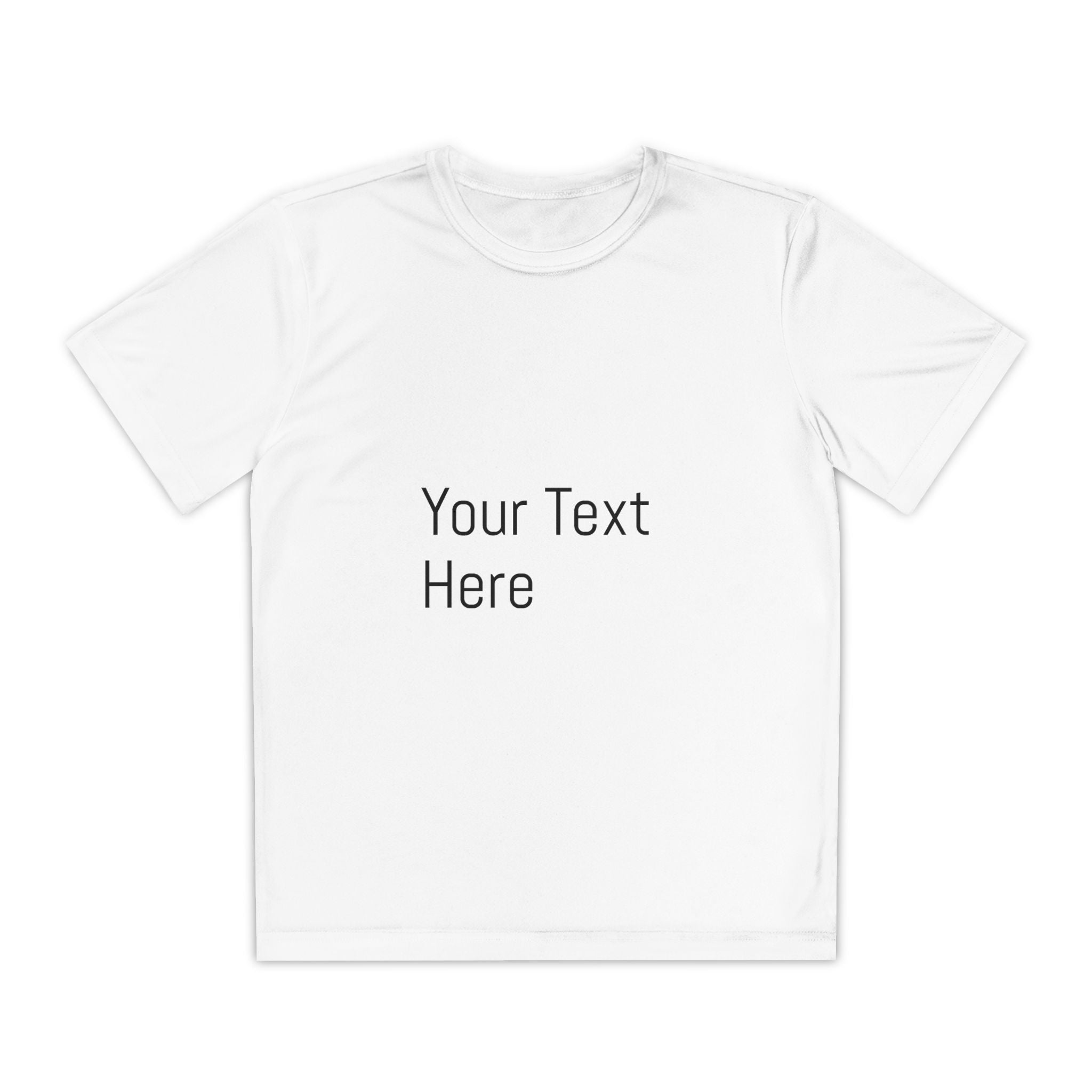 Personalized Youth Competitor Tee, Custom Sports Shirt, Kids Activewear, Birthday Gift, Team Uniform