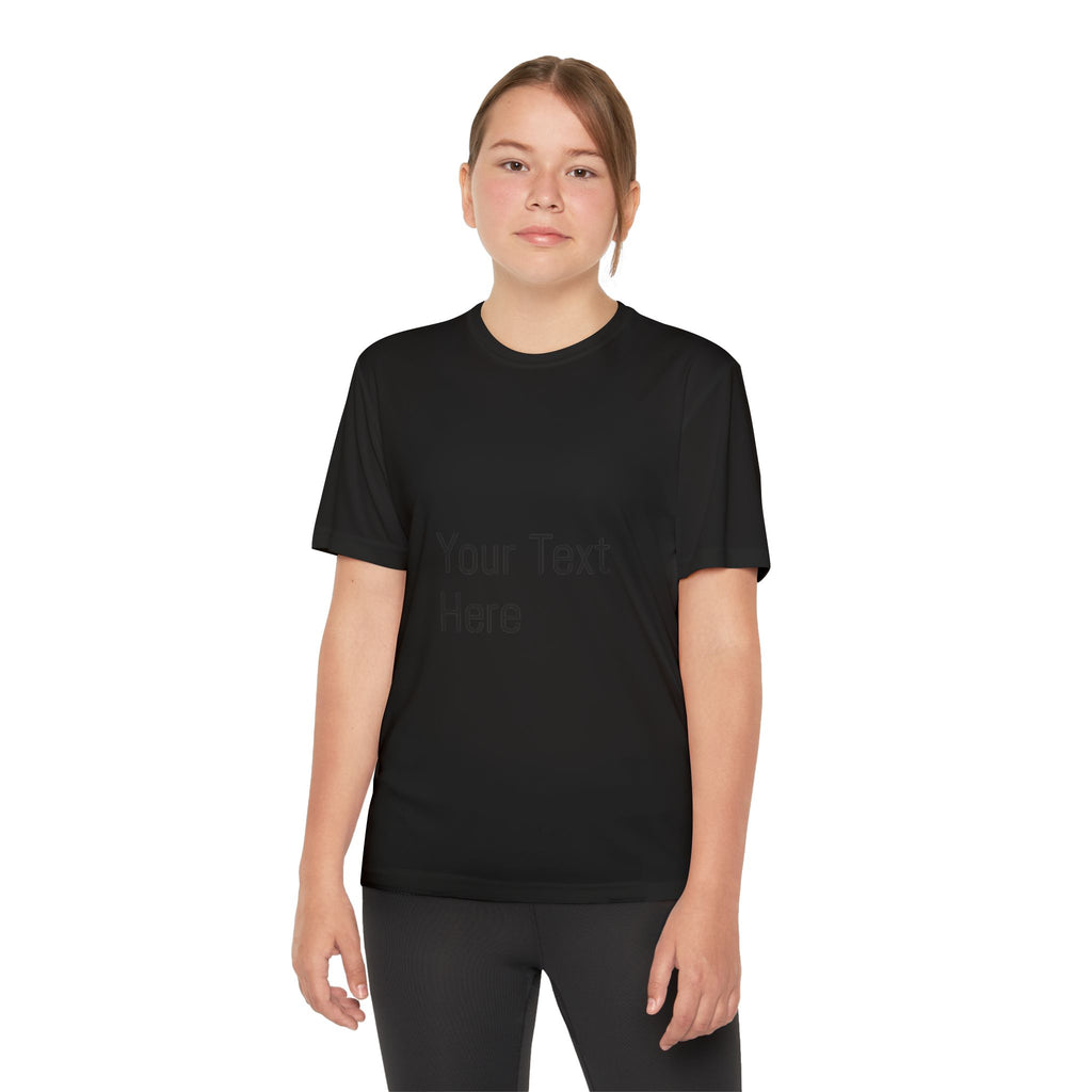 Personalized Youth Competitor Tee, Custom Sports Shirt, Kids Activewear, Birthday Gift, Team Uniform