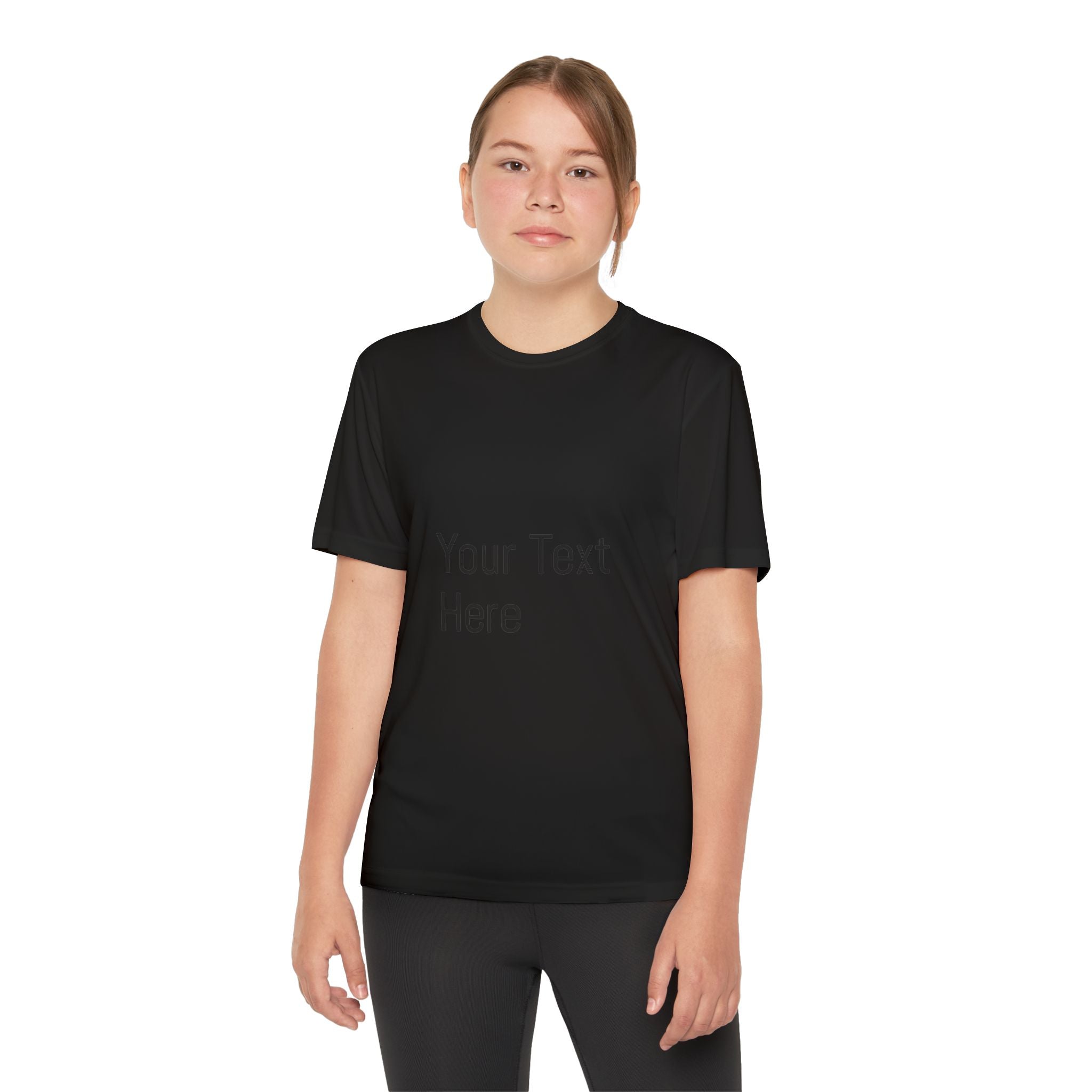 Personalized Youth Competitor Tee, Custom Sports Shirt, Kids Activewear, Birthday Gift, Team Uniform