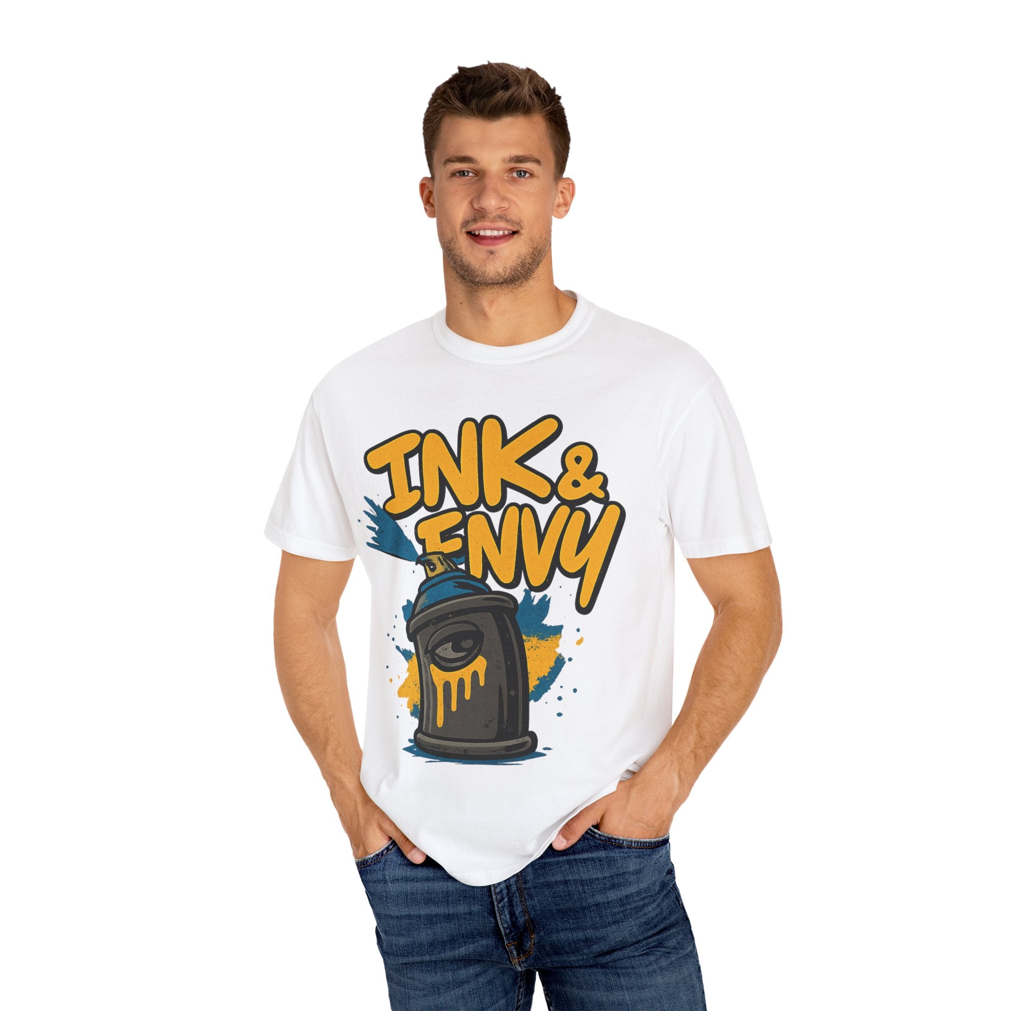 Graffiti-Inspired Unisex T-Shirt, Urban Streetwear Tee, Gift for Art Lovers, Casual Wear, Graphic Tee for Creativity