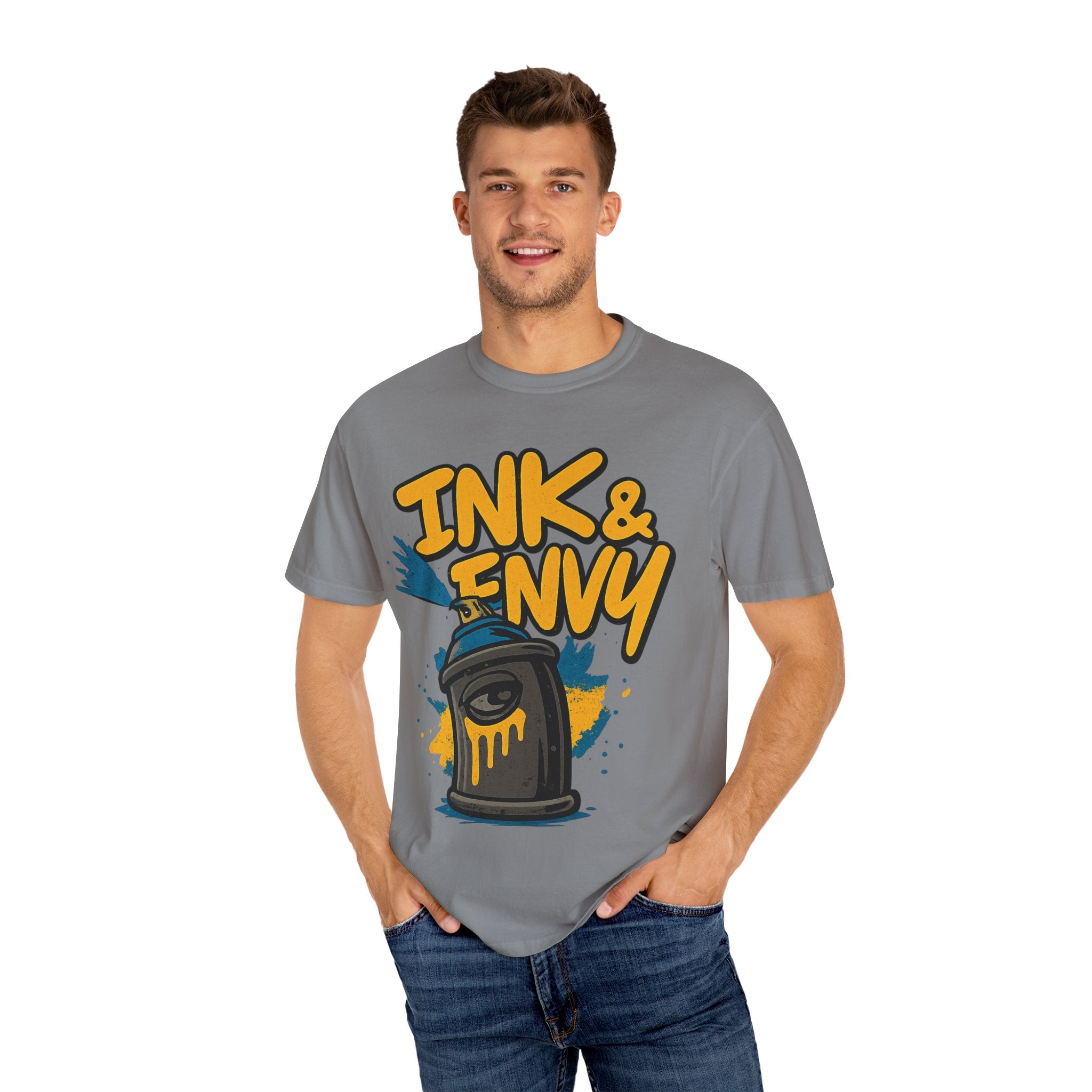 Graffiti-Inspired Unisex T-Shirt, Urban Streetwear Tee, Gift for Art Lovers, Casual Wear, Graphic Tee for Creativity