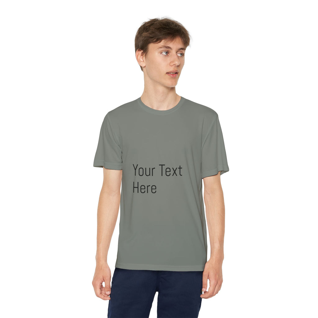 Personalized Youth Competitor Tee, Custom Sports Shirt, Kids Activewear, Birthday Gift, Team Uniform