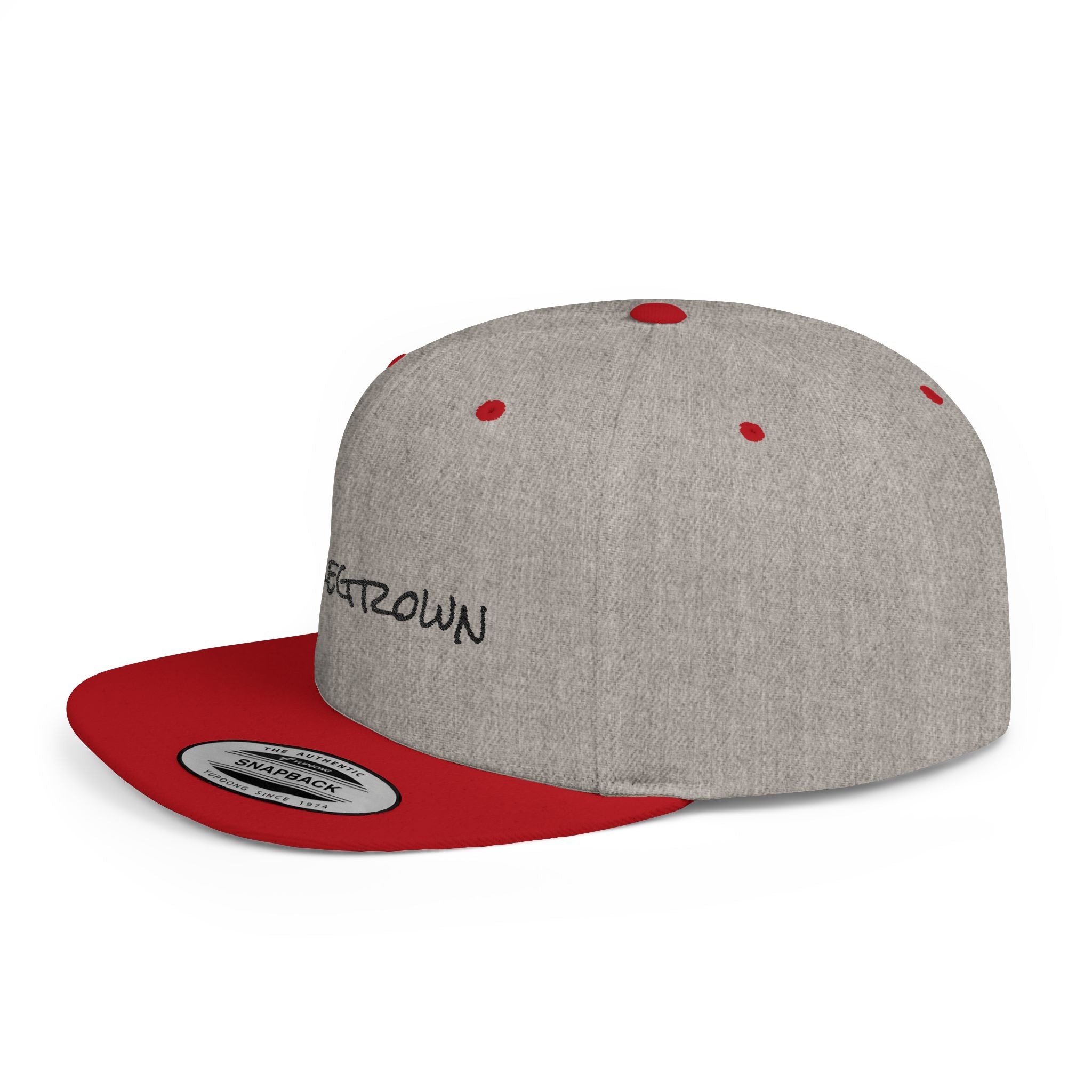 Homegrown Flat Bill Snapback Hat | Trendy Cap for Fashion Lovers | Perfect Gift for Graduations, Birthdays, and Everyday Wear