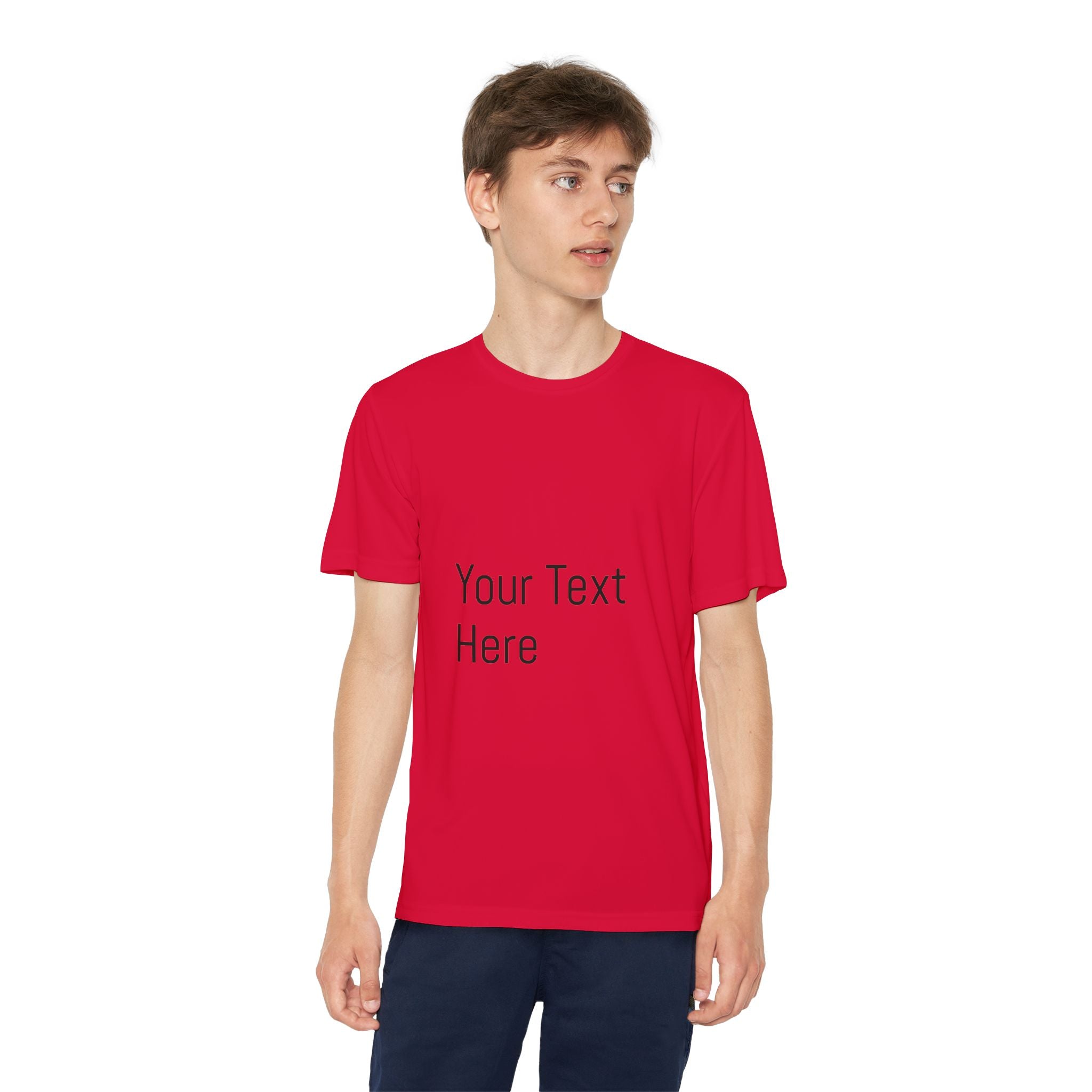 Personalized Youth Competitor Tee, Custom Sports Shirt, Kids Activewear, Birthday Gift, Team Uniform