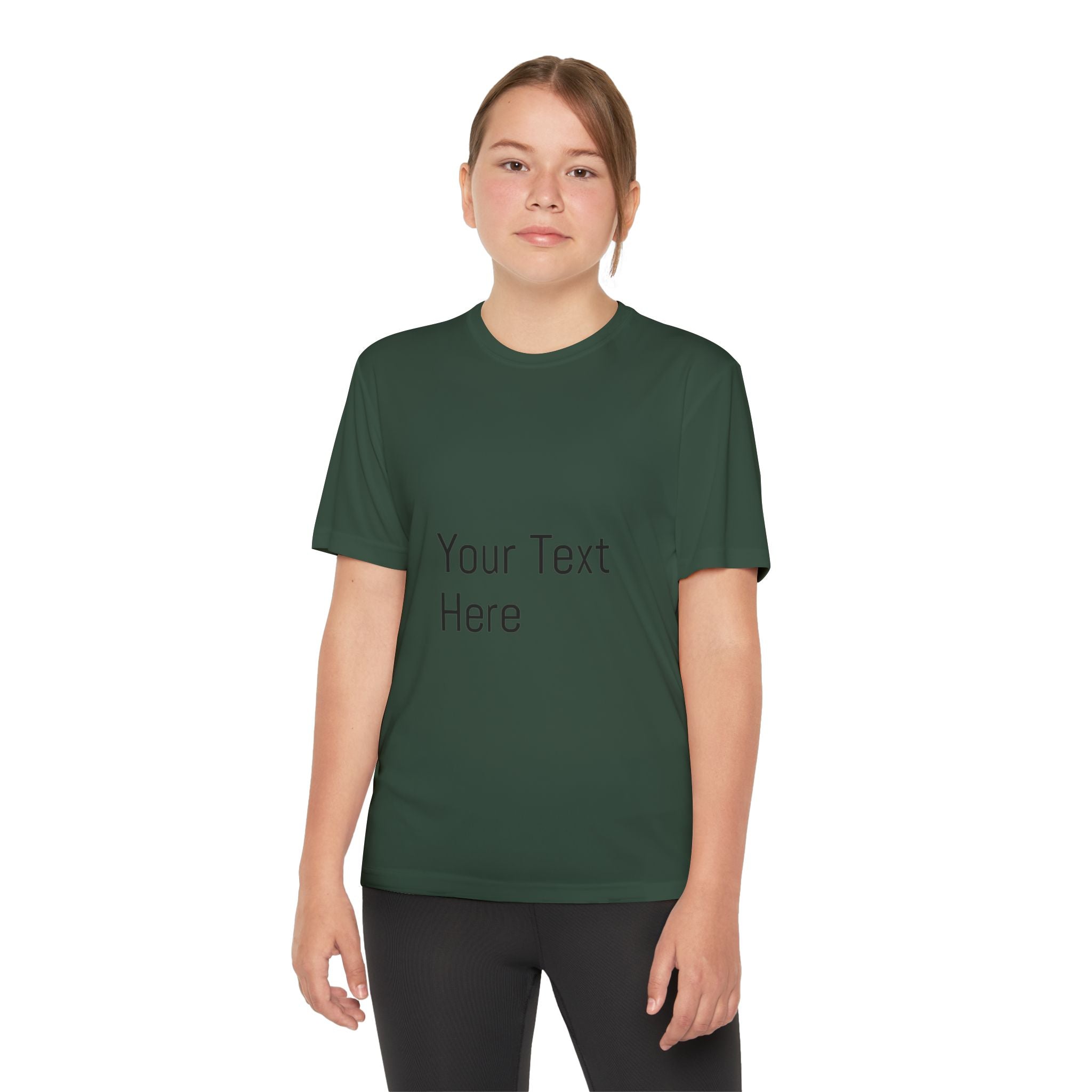 Personalized Youth Competitor Tee, Custom Sports Shirt, Kids Activewear, Birthday Gift, Team Uniform