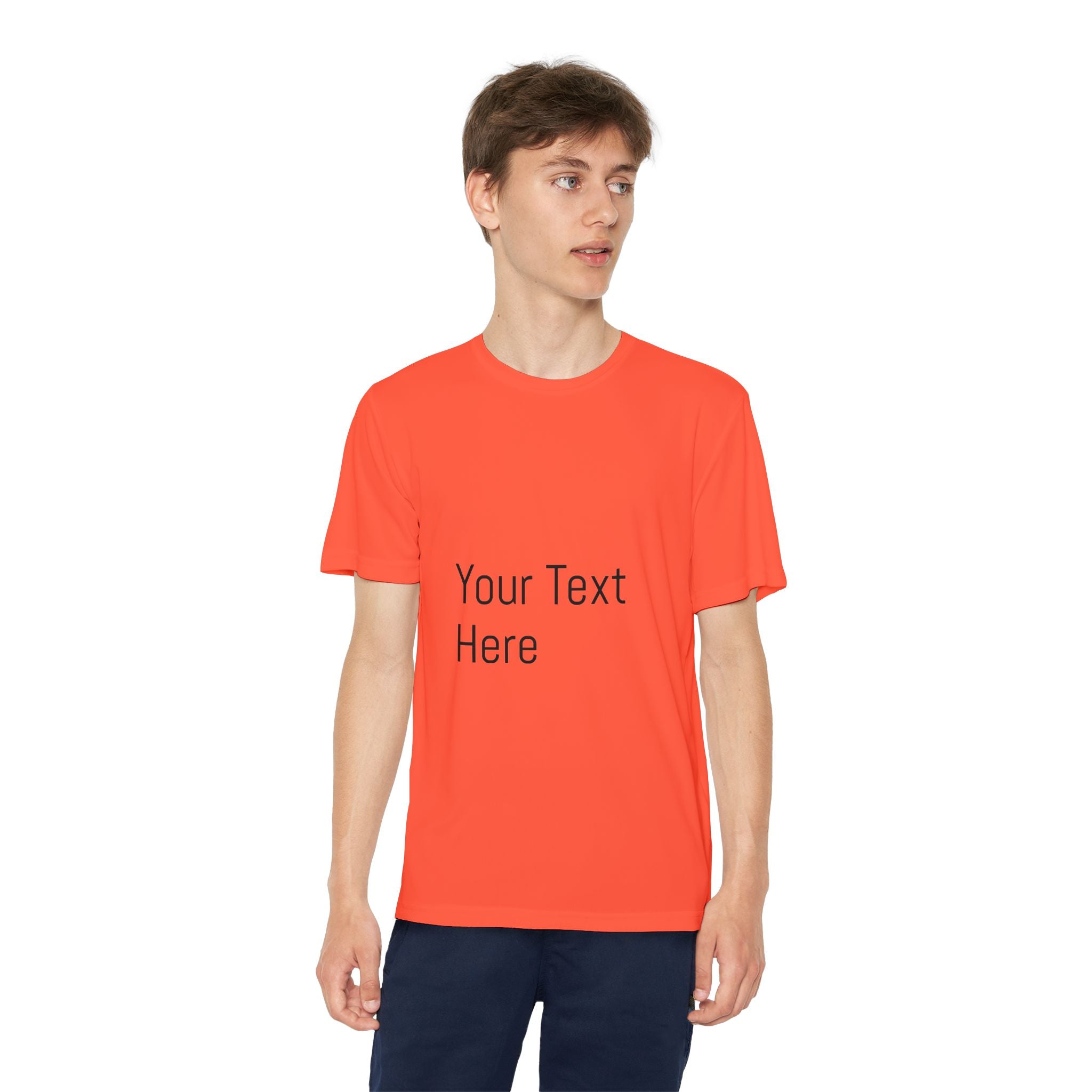 Personalized Youth Competitor Tee, Custom Sports Shirt, Kids Activewear, Birthday Gift, Team Uniform