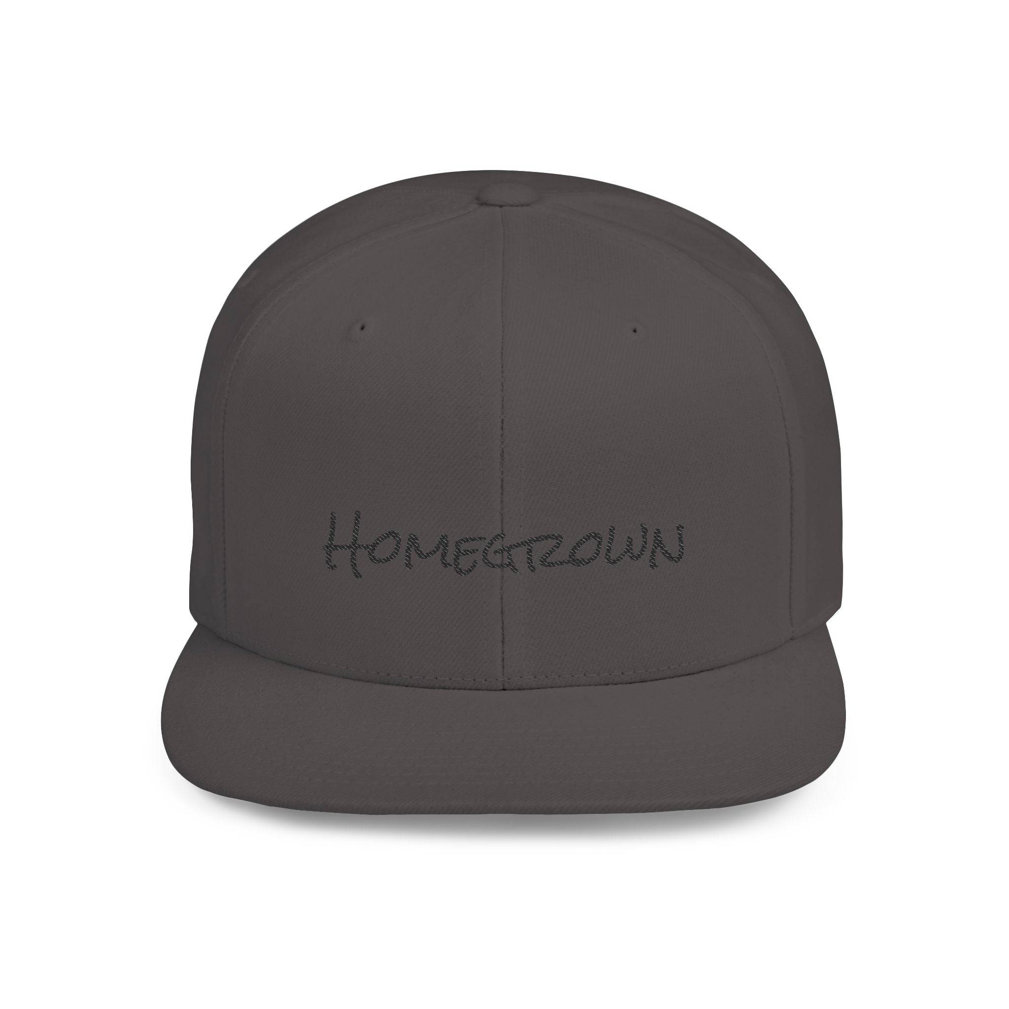 Homegrown Flat Bill Snapback Hat | Trendy Cap for Fashion Lovers | Perfect Gift for Graduations, Birthdays, and Everyday Wear