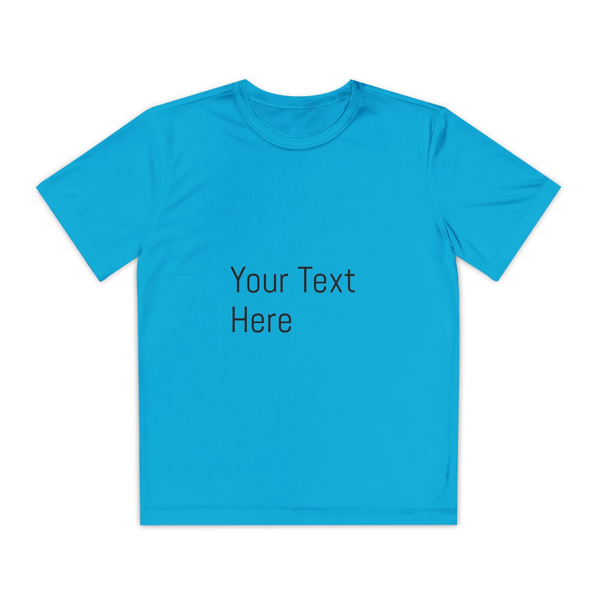 Personalized Youth Competitor Tee, Custom Sports Shirt, Kids Activewear, Birthday Gift, Team Uniform